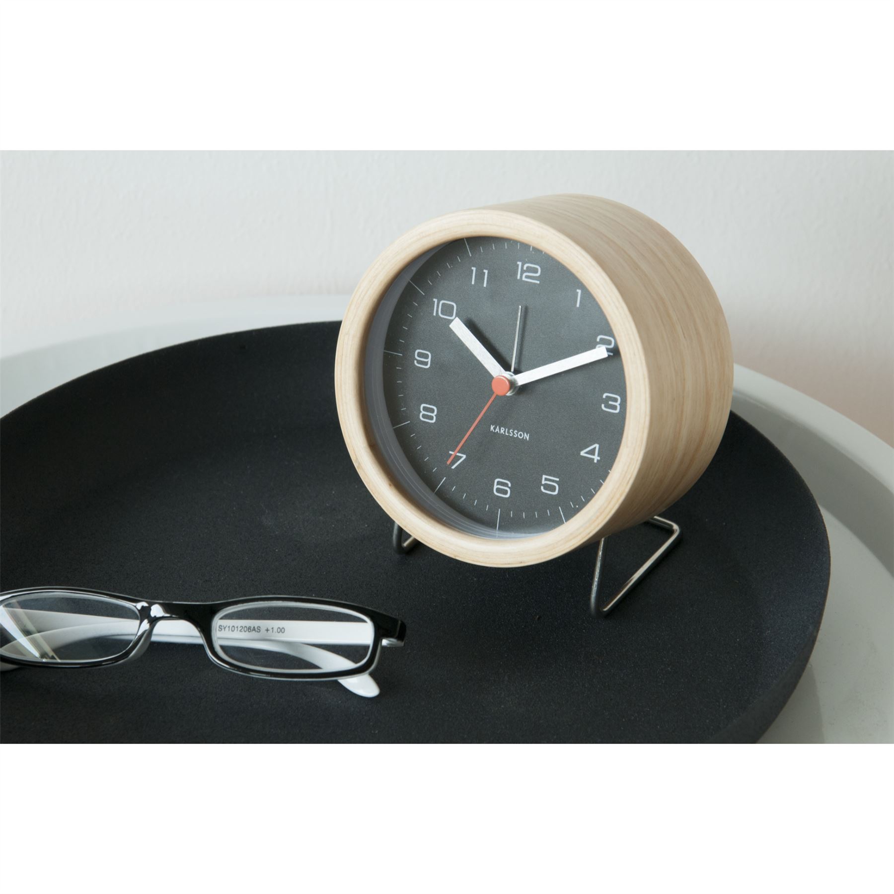 Karlsson Innate Alarm Clock Modern Silent No Ticking Designer Clock eBay
