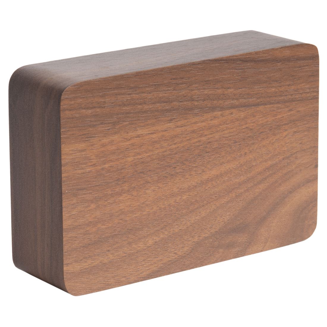 Karlsson Wood Block Alarm Clock Date and Temperature Minimalist Table