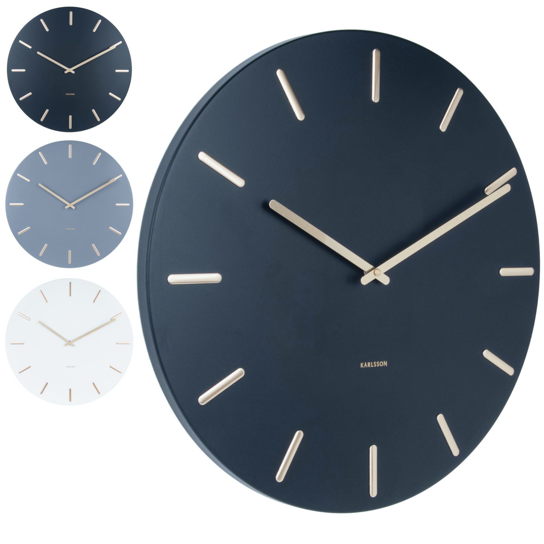 Karlsson Charm 45cm Wall Clock Silent Minimalist Modern eBay
