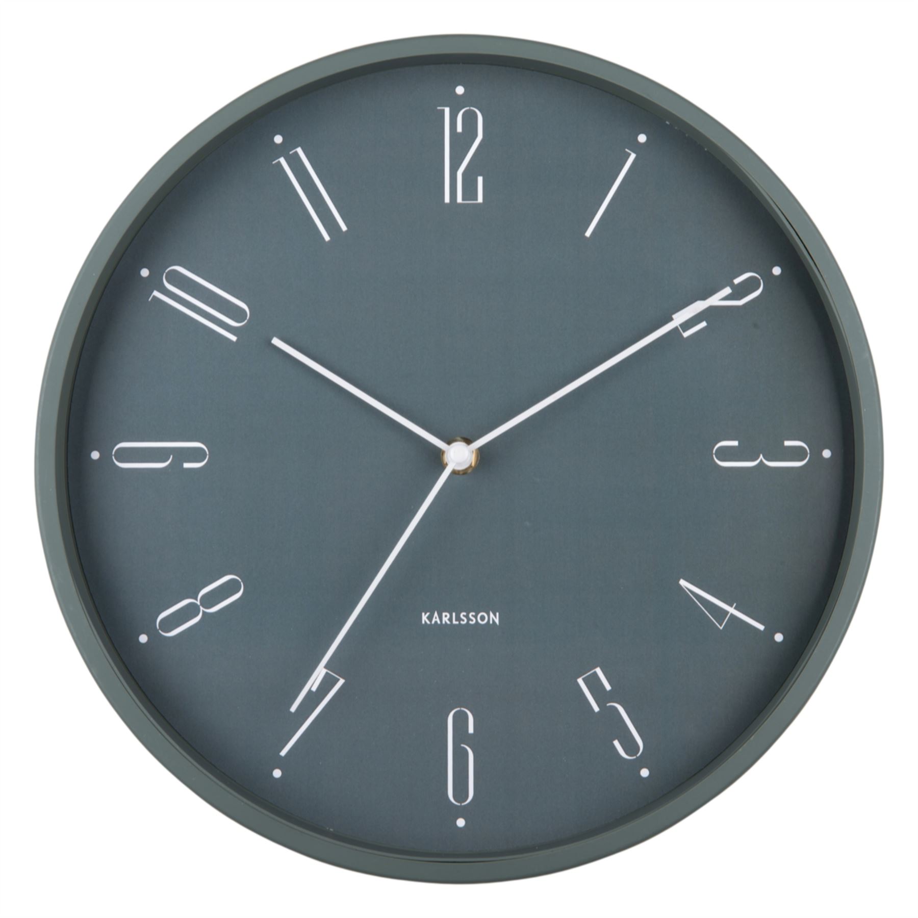 Round Wall Clock Karlsson Regal Numbers Elegant 30cm Wall Clock - Picture 12 of 21