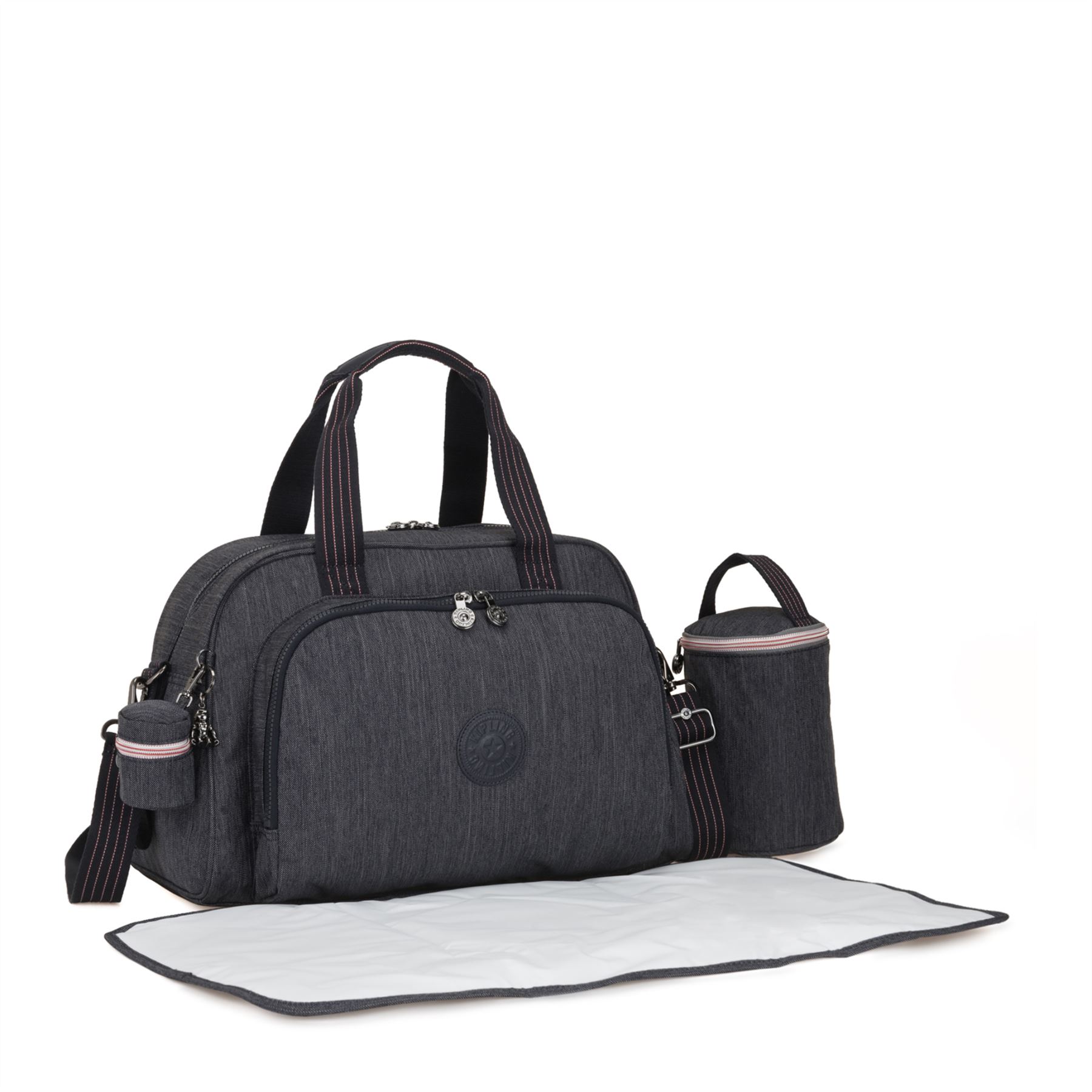 Kipling Camama Premium Baby Bag with Changing Mat Bottle Bag and Dummy Bag