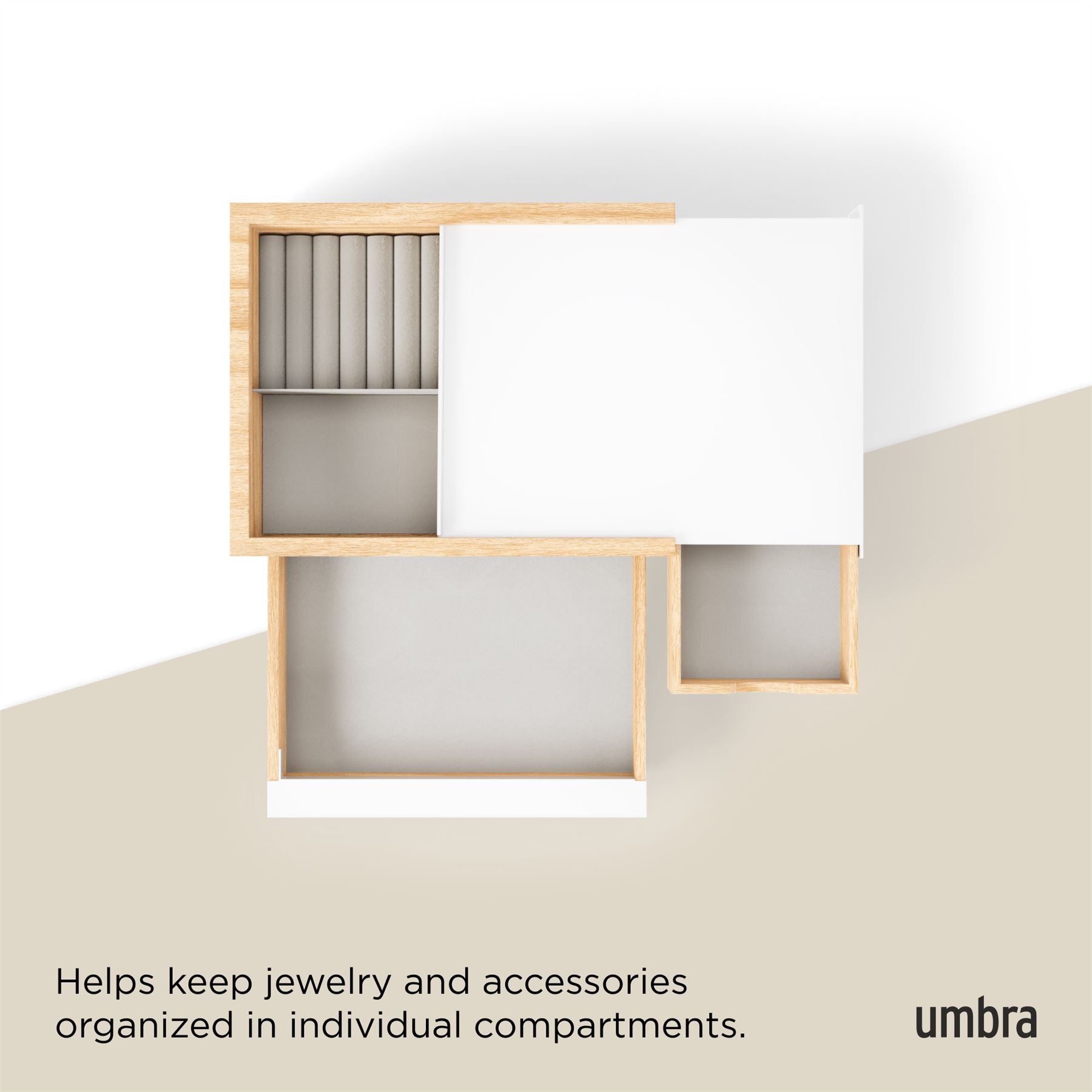 Jewellery Box Umbra Stowit Jewellery Box With Hidden Compartment Storage Box - Picture 20 of 21