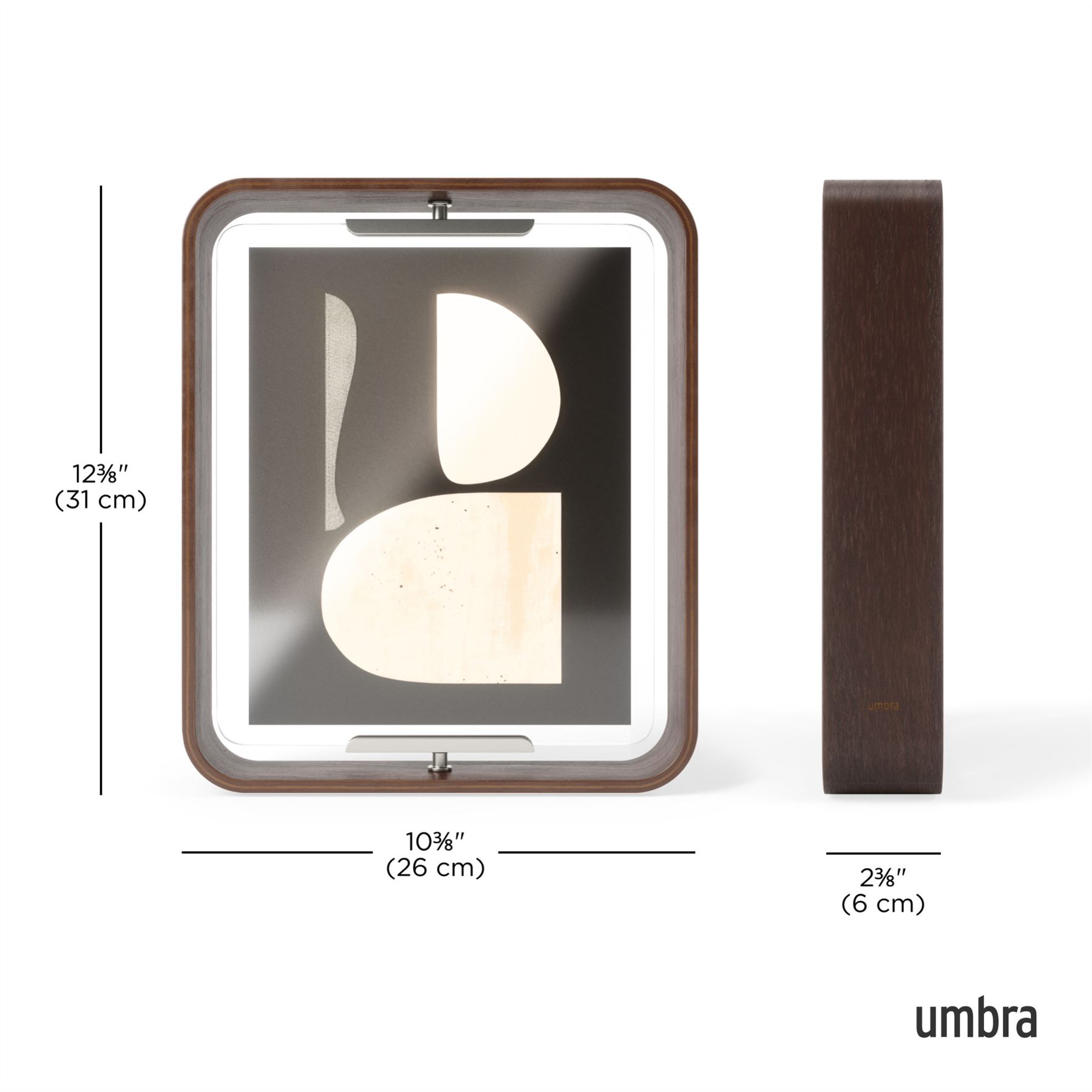 Umbra Bellwood Picture Frame Double Sided Curved Pivoting Picture Frame - Picture 41 of 61