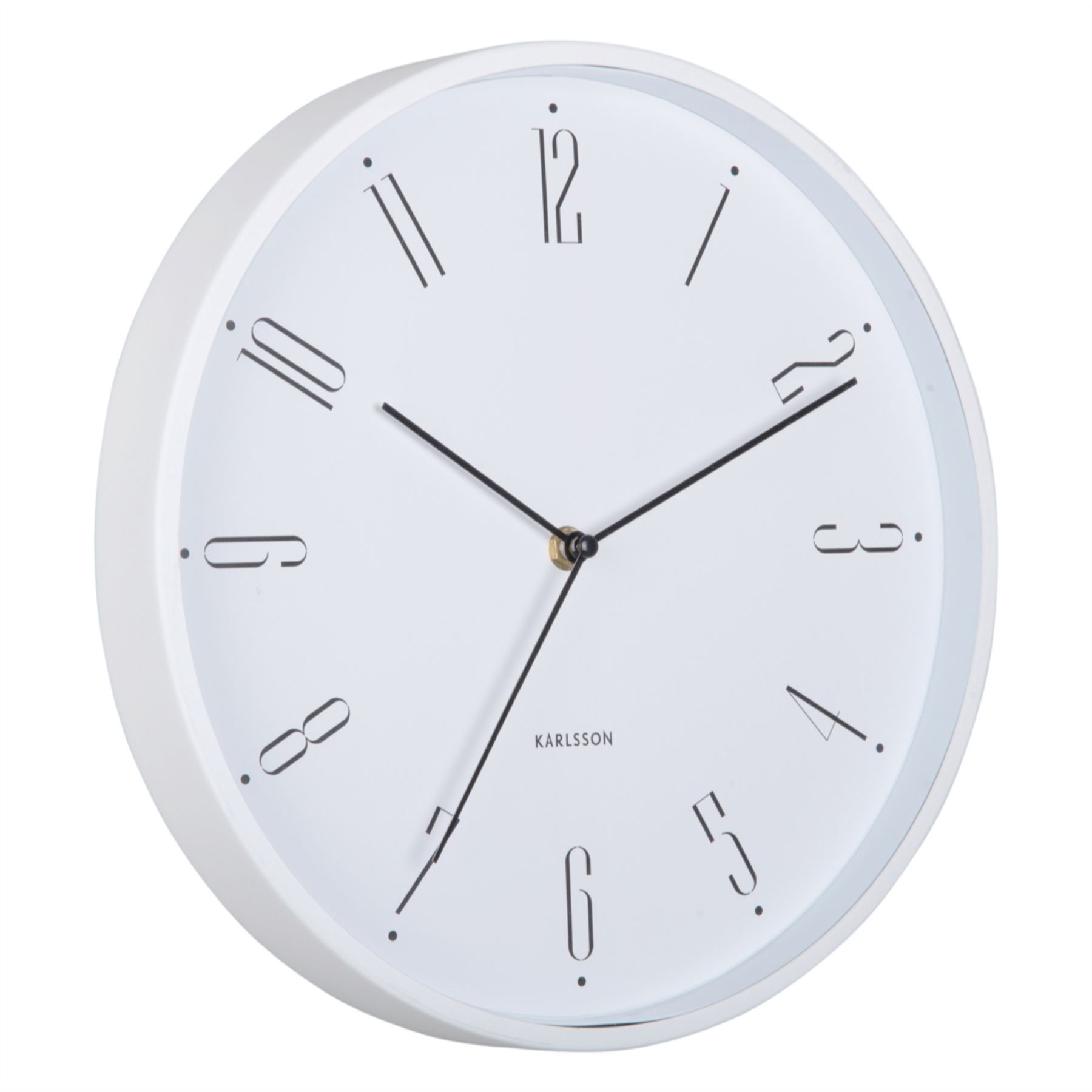 Round Wall Clock Karlsson Regal Numbers Elegant 30cm Wall Clock - Picture 18 of 21