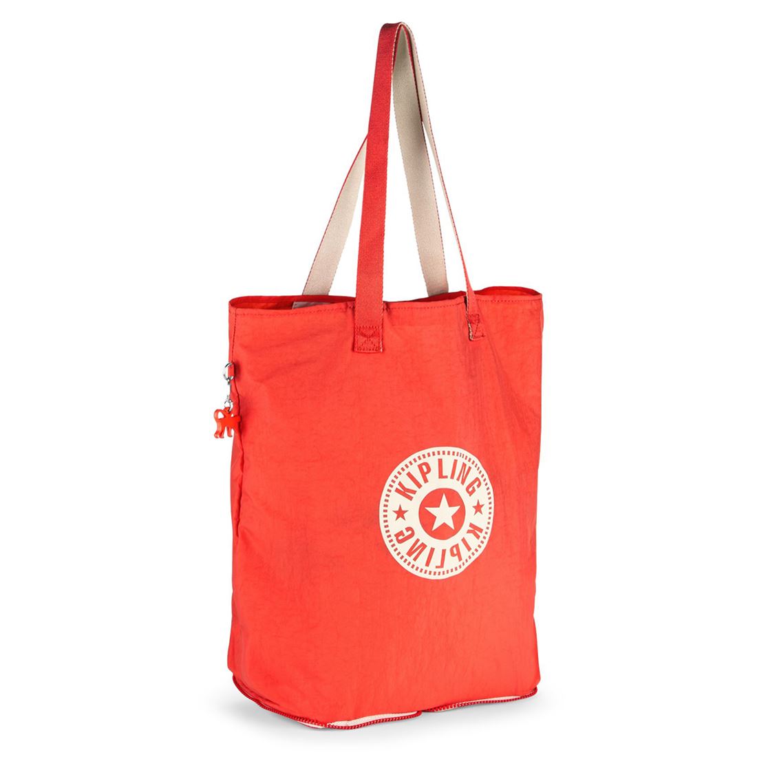 Kipling Hip Hurray 5 Folding / Fold Away Reusable Shopping Bag / Tote