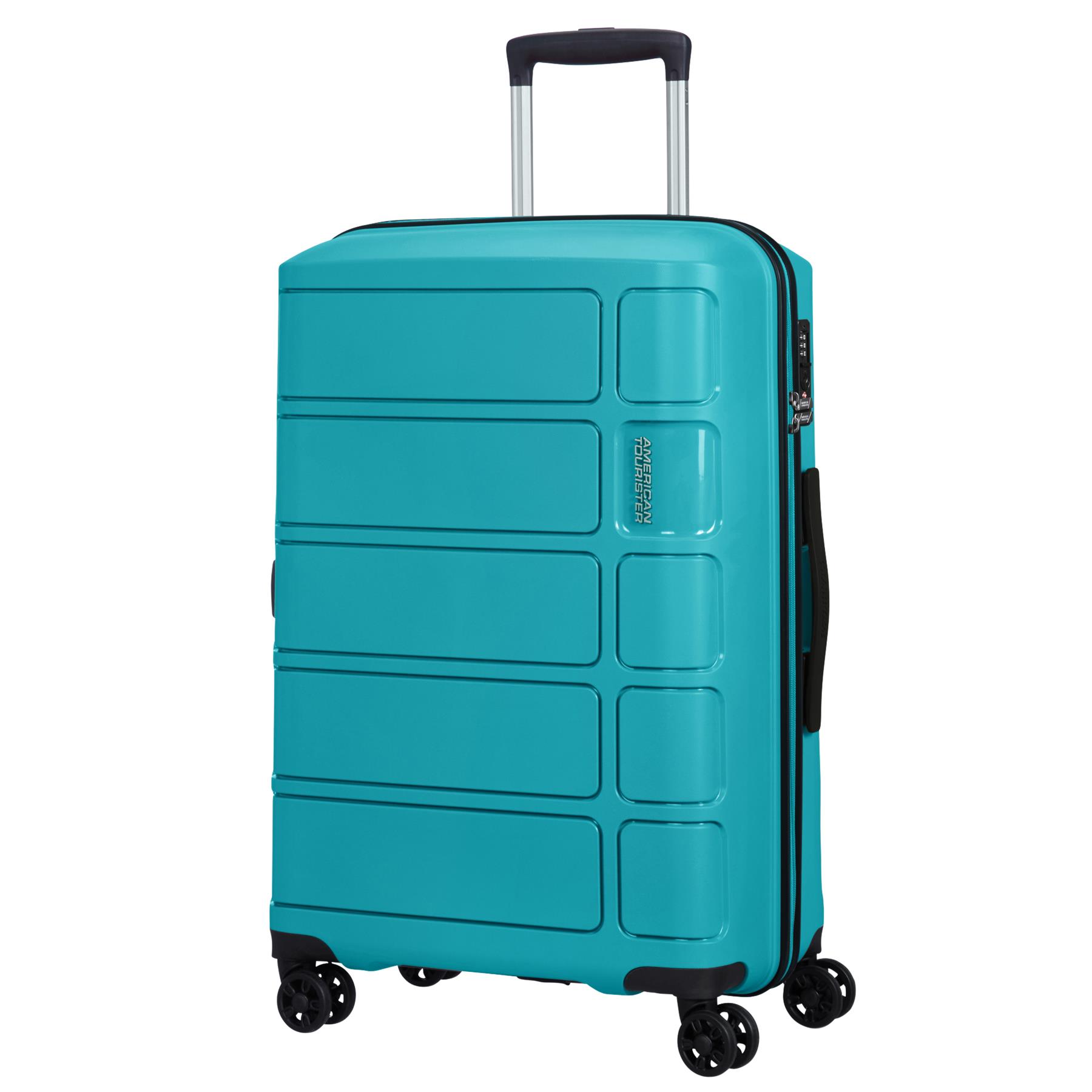 American Tourister Summer Splash Suitcase Hardshell 4 Wheel TSA Lock Luggage - Picture 37 of 53