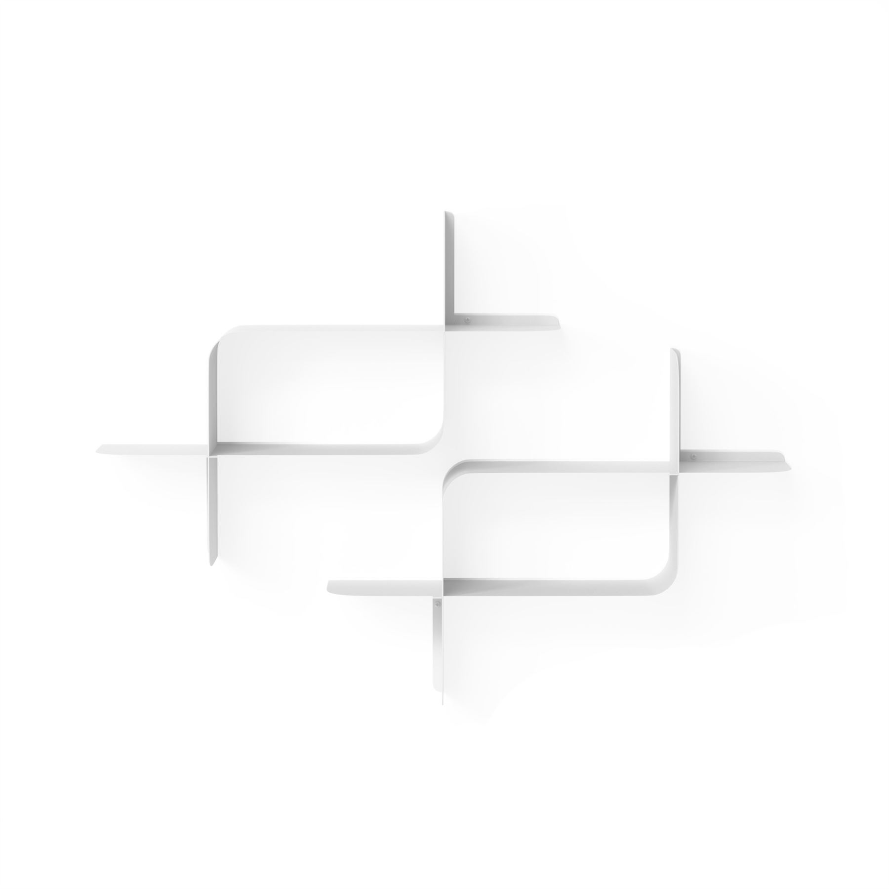 Umbra Montage Metal Shelf 2Pk Display Shelves Geometric Metal Shelves - Picture 18 of 21
