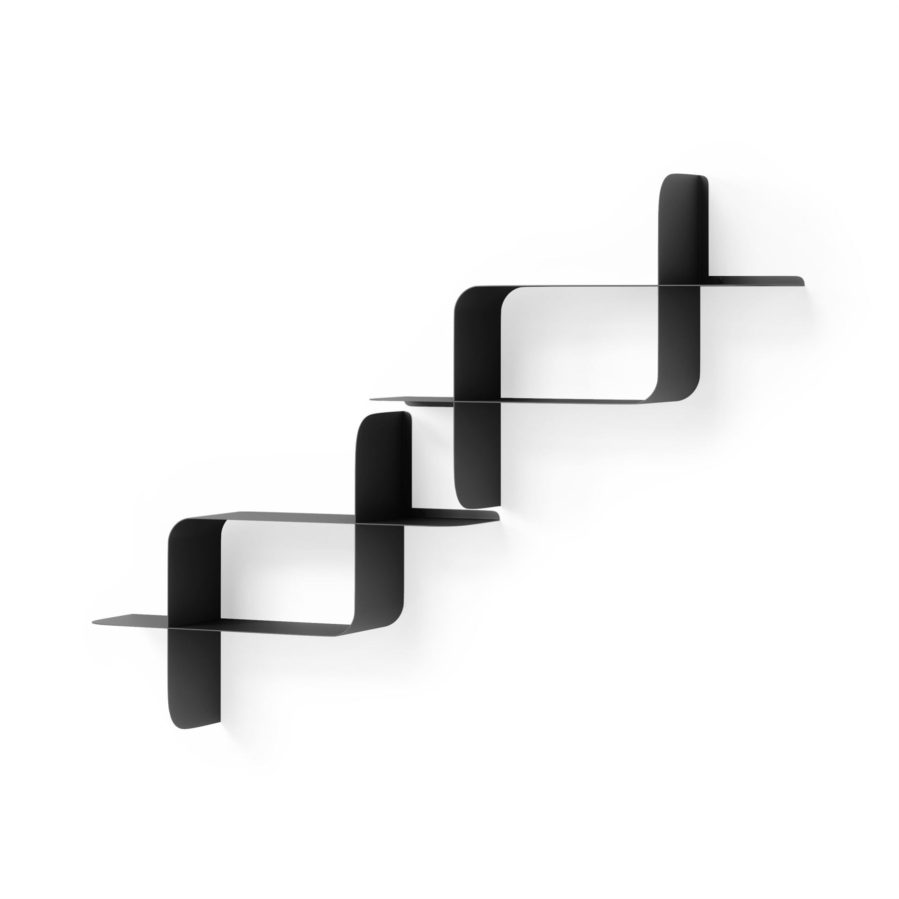 Umbra Montage Metal Shelf 2Pk Display Shelves Geometric Metal Shelves - Picture 4 of 21