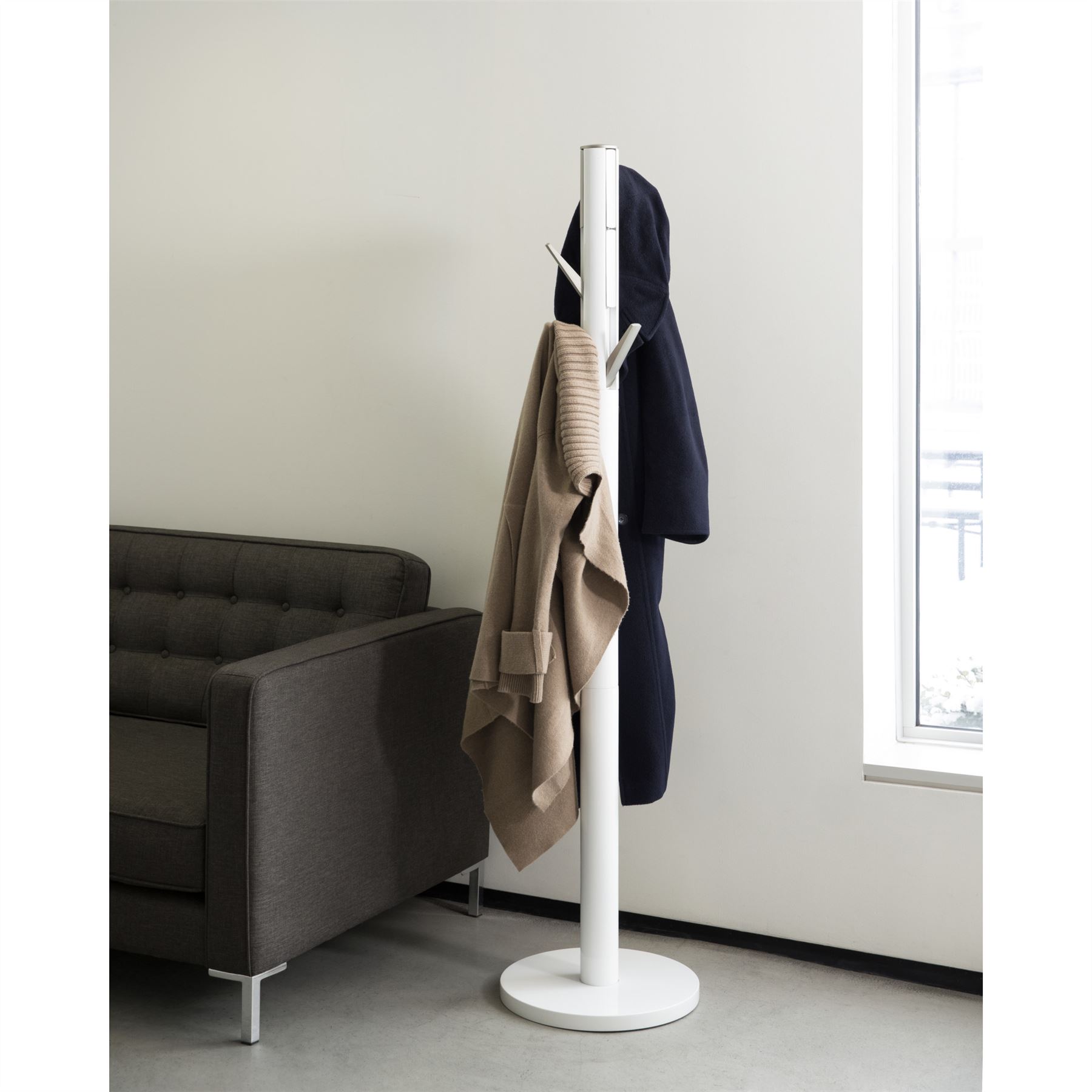 Umbra Flapper Floor Standing Coat Rack Hat Scarf Hallway Cloak Coat Room - Picture 24 of 36