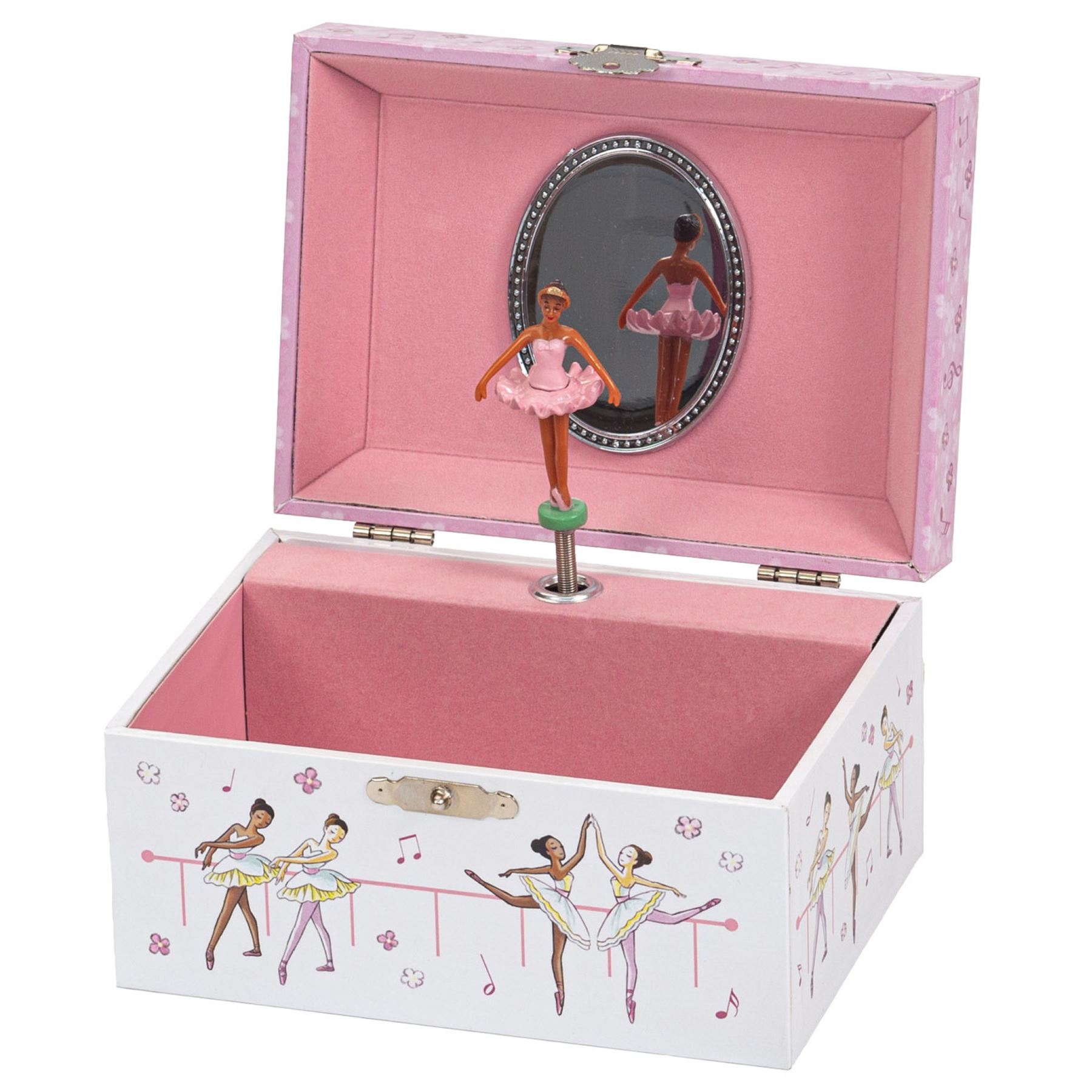 Musical Jewellery Box Mele & Co Ballerina & Shoe Girls Musical Jewellery Case - Picture 6 of 7