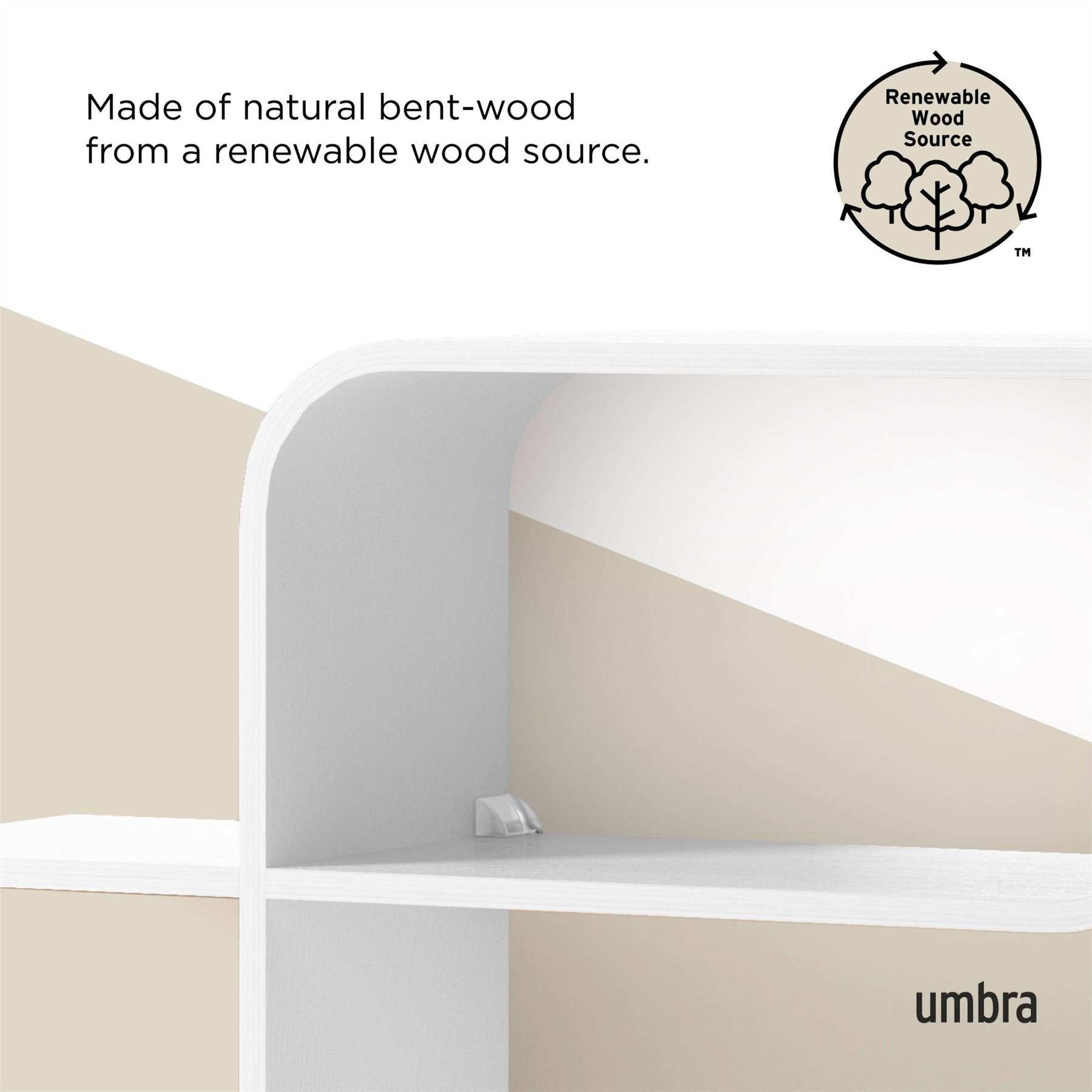 Floating Wall Shelf Umbra Montage Shelf Geometric Wooden Floating Shelf - Picture 38 of 45