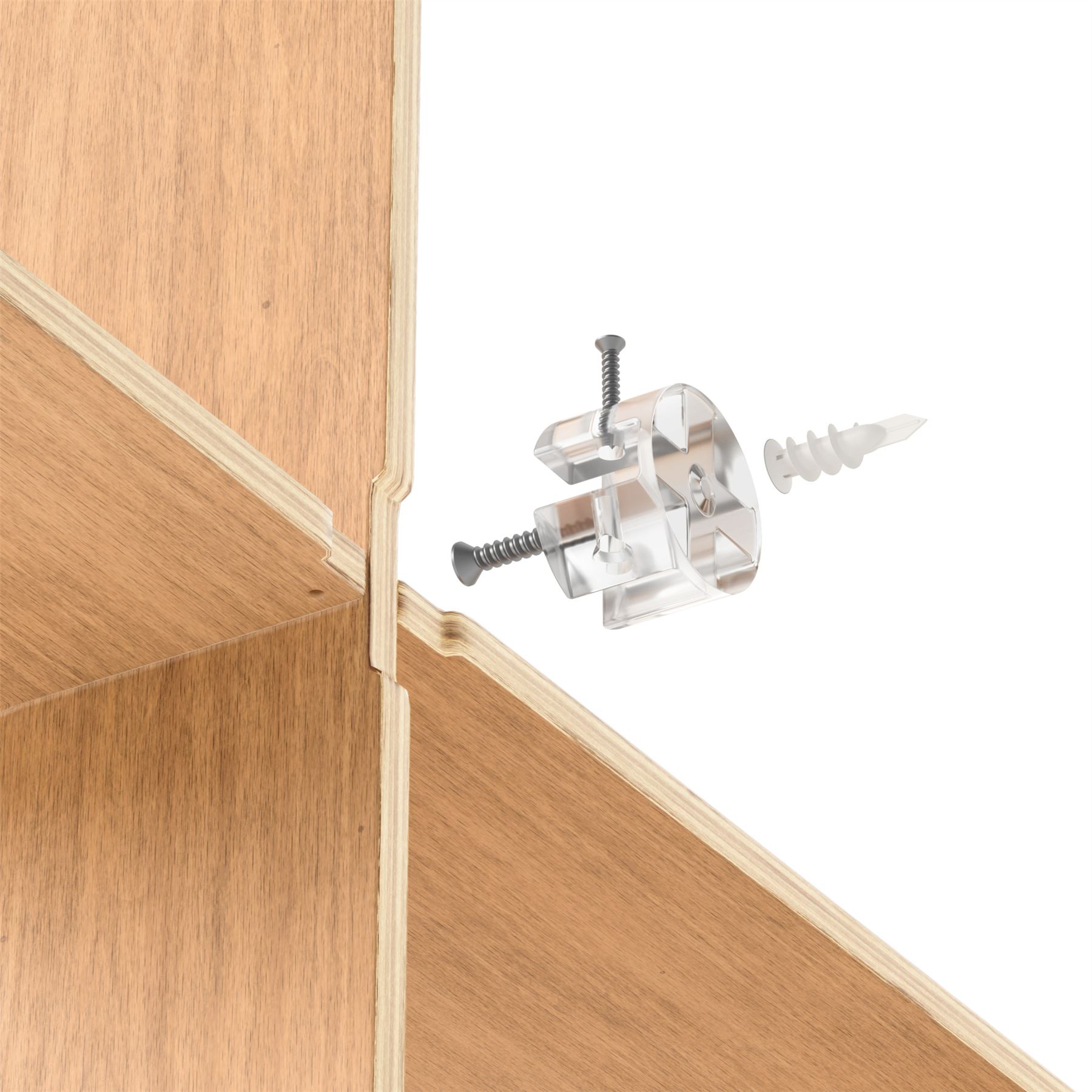 Floating Wall Shelf Umbra Montage Shelf Geometric Wooden Floating Shelf - Picture 30 of 45
