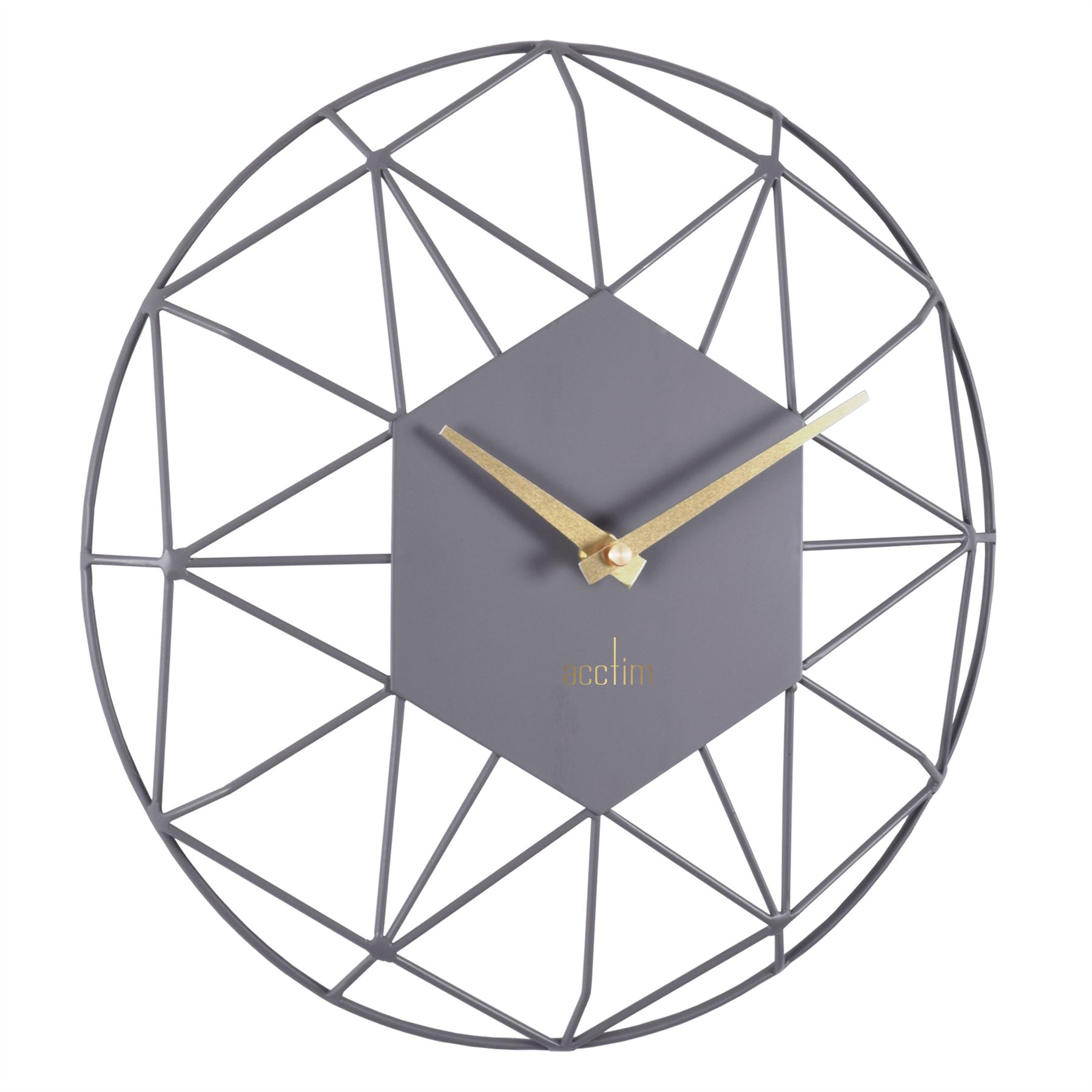 Acctim Alva Modern Open Front Geometric 30cm Wall Clock For Home Office Ebay