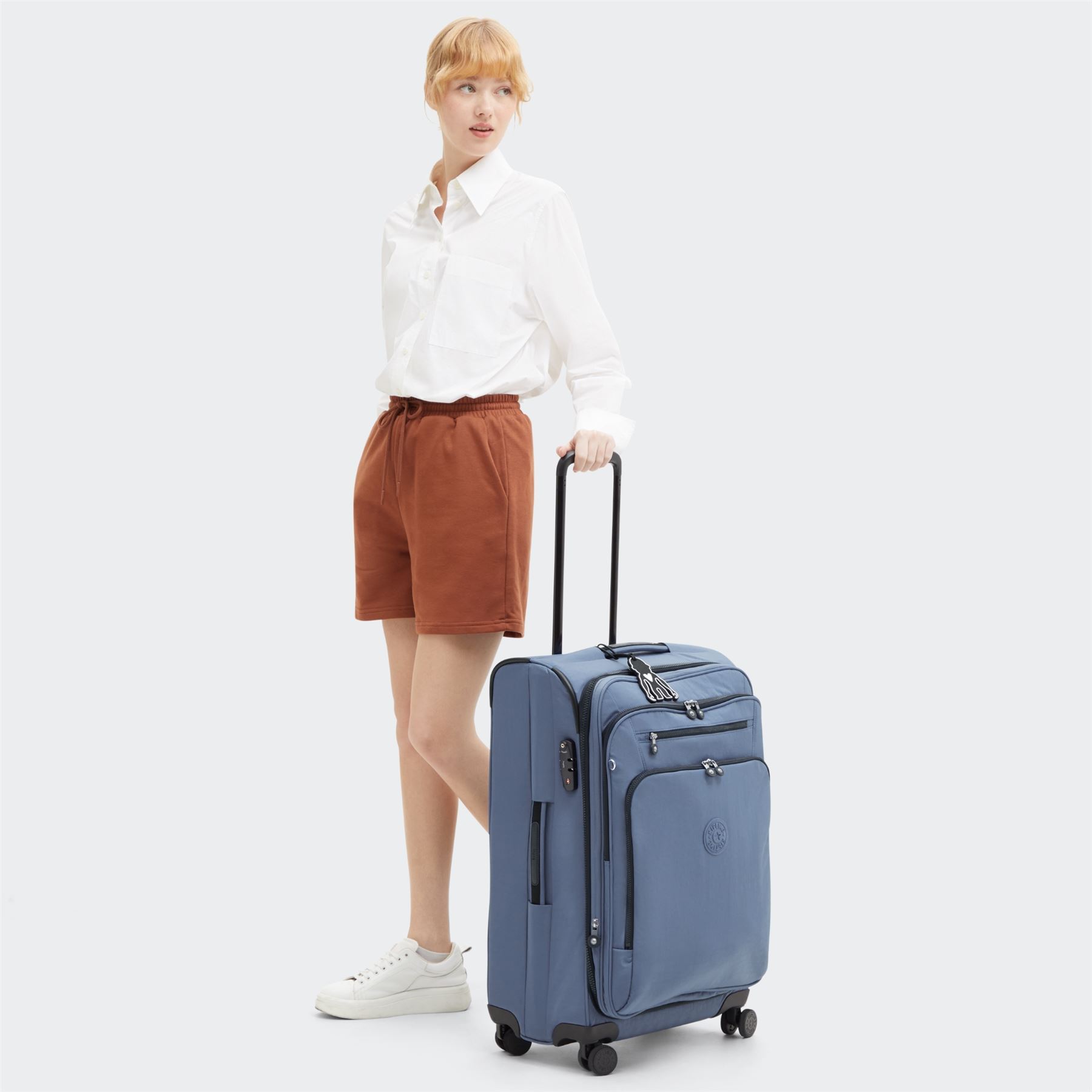 Kipling Youri Spin 4 Wheel Rolling Luggage Lightweight Water Repellent - Picture 47 of 86