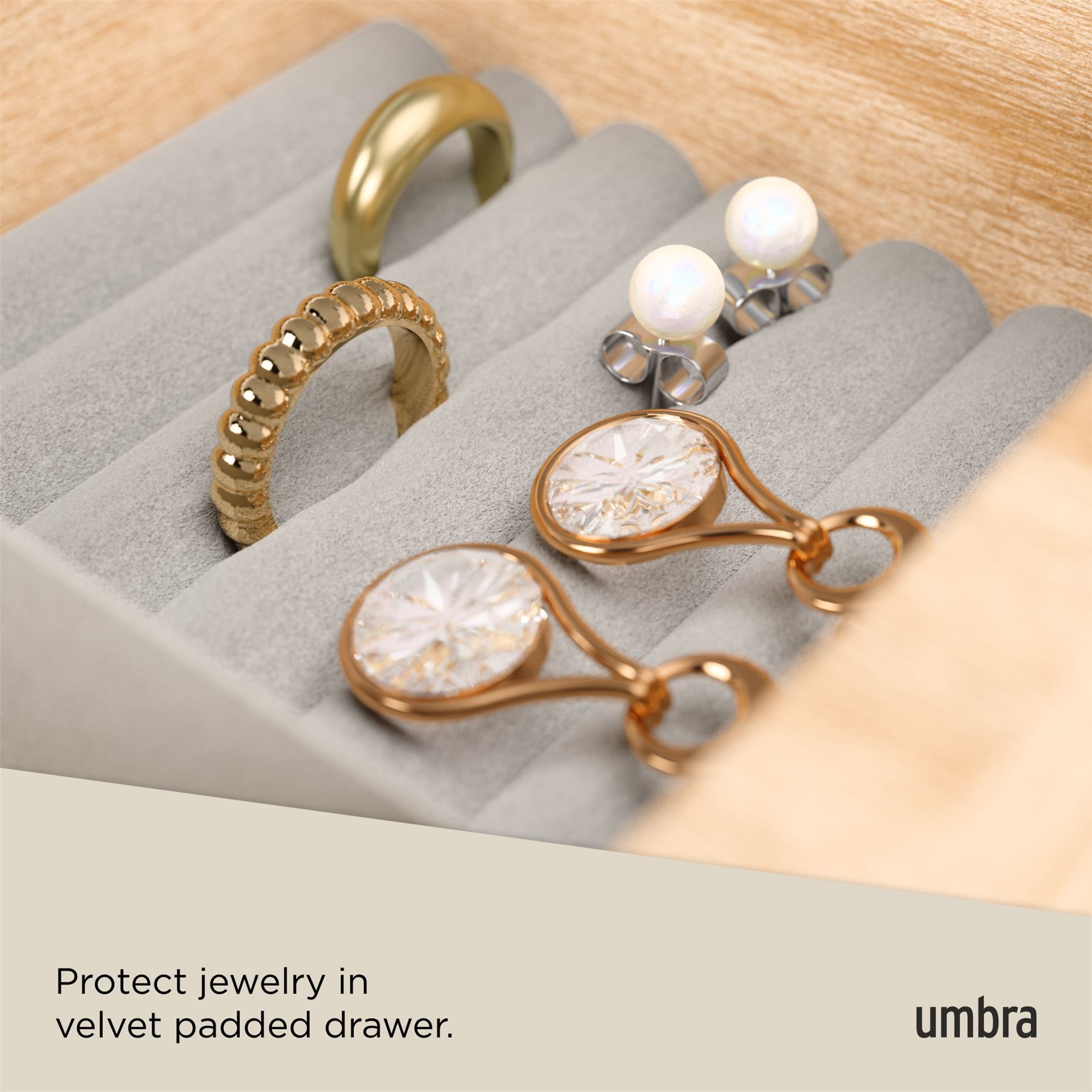 Jewellery Box Umbra Stowit Jewellery Box With Hidden Compartment Storage Box - Picture 15 of 21