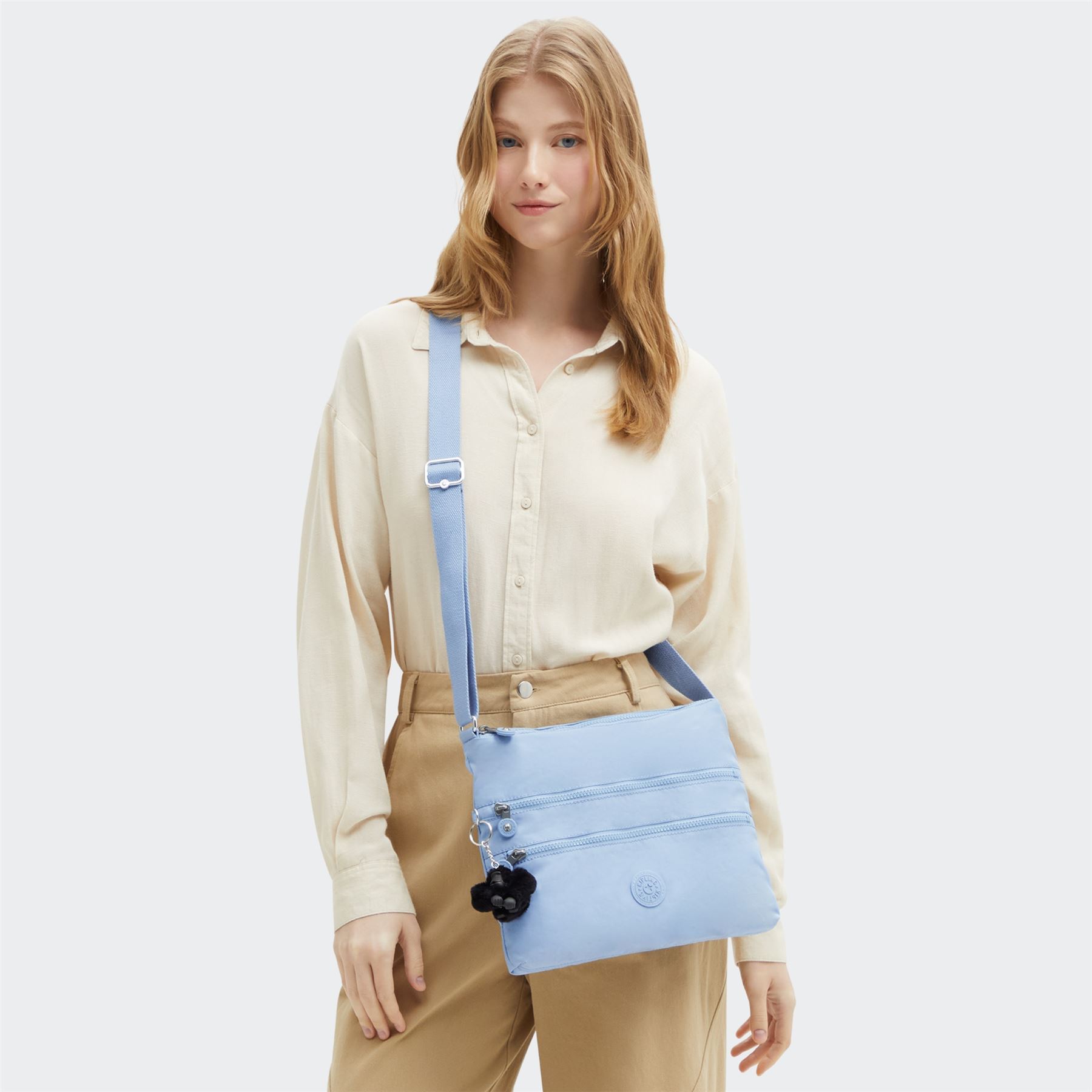 Kipling Alvar Handbag Women's Ladies Shoulder Classic Bag NEW Season Colours - Picture 25 of 108