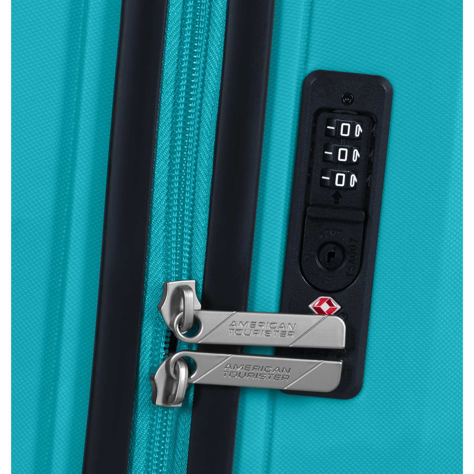 American Tourister Summer Splash Suitcase Hardshell 4 Wheel TSA Lock Luggage - Picture 20 of 53
