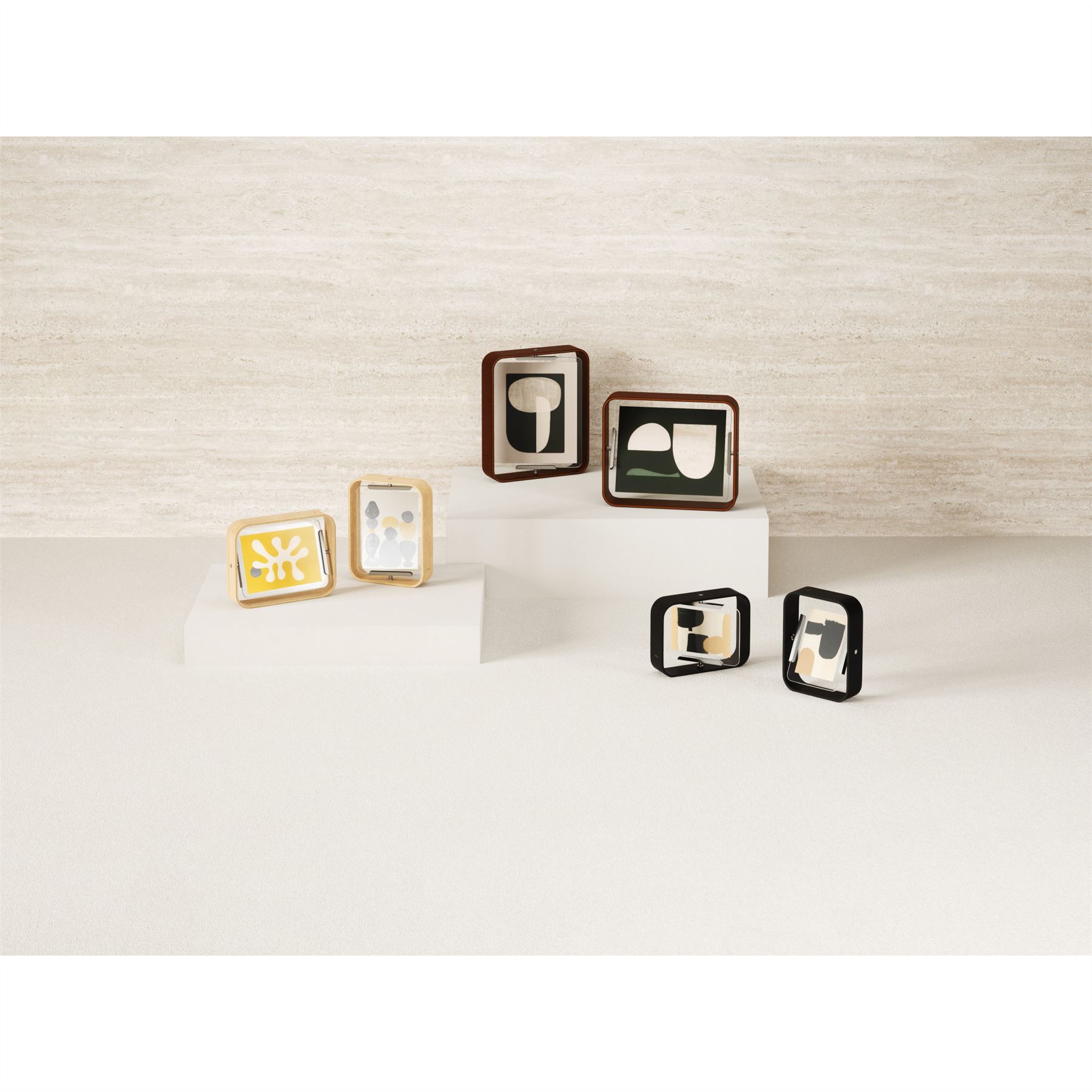 Umbra Bellwood Picture Frame Double Sided Curved Pivoting Picture Frame - Picture 39 of 61