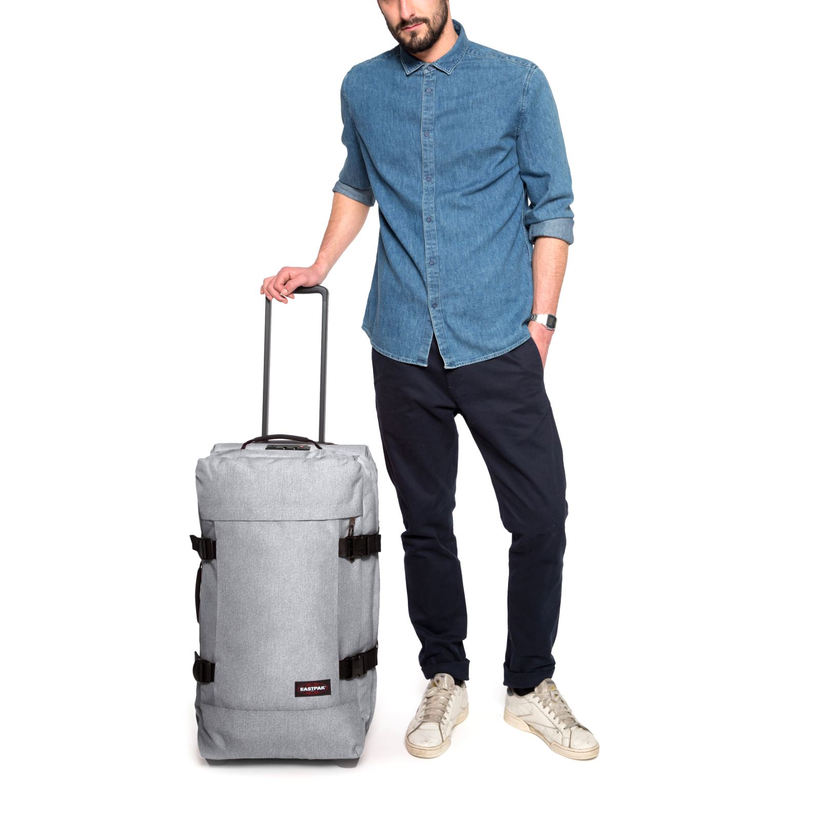 Easptak Tranverz M Medium Wheeled Rolling Holdall Luggage Duffel Travel Bag TSA - Picture 47 of 61