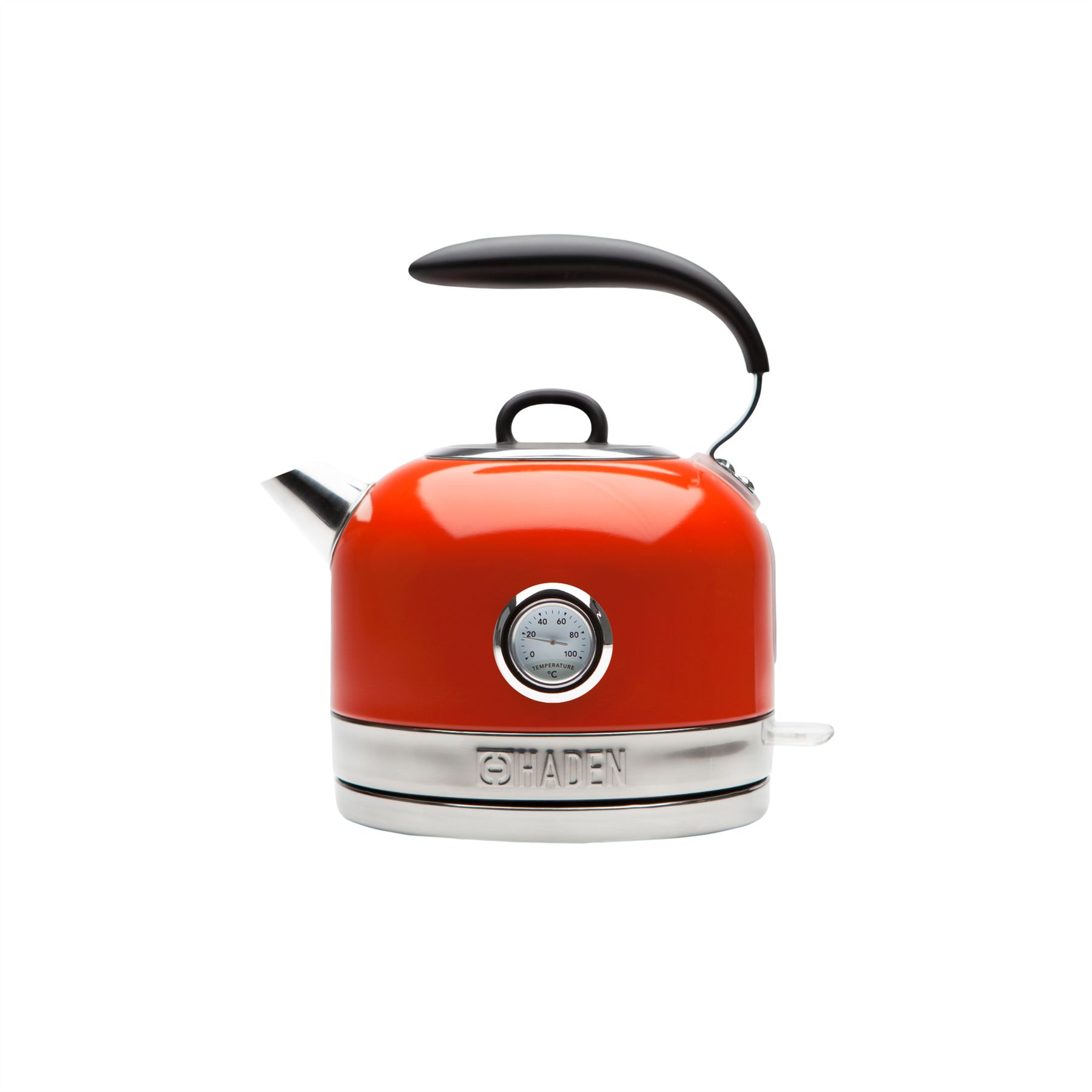 Haden Jersey Kettle Retro Electric Kettle Temperature Gauge 360 Base