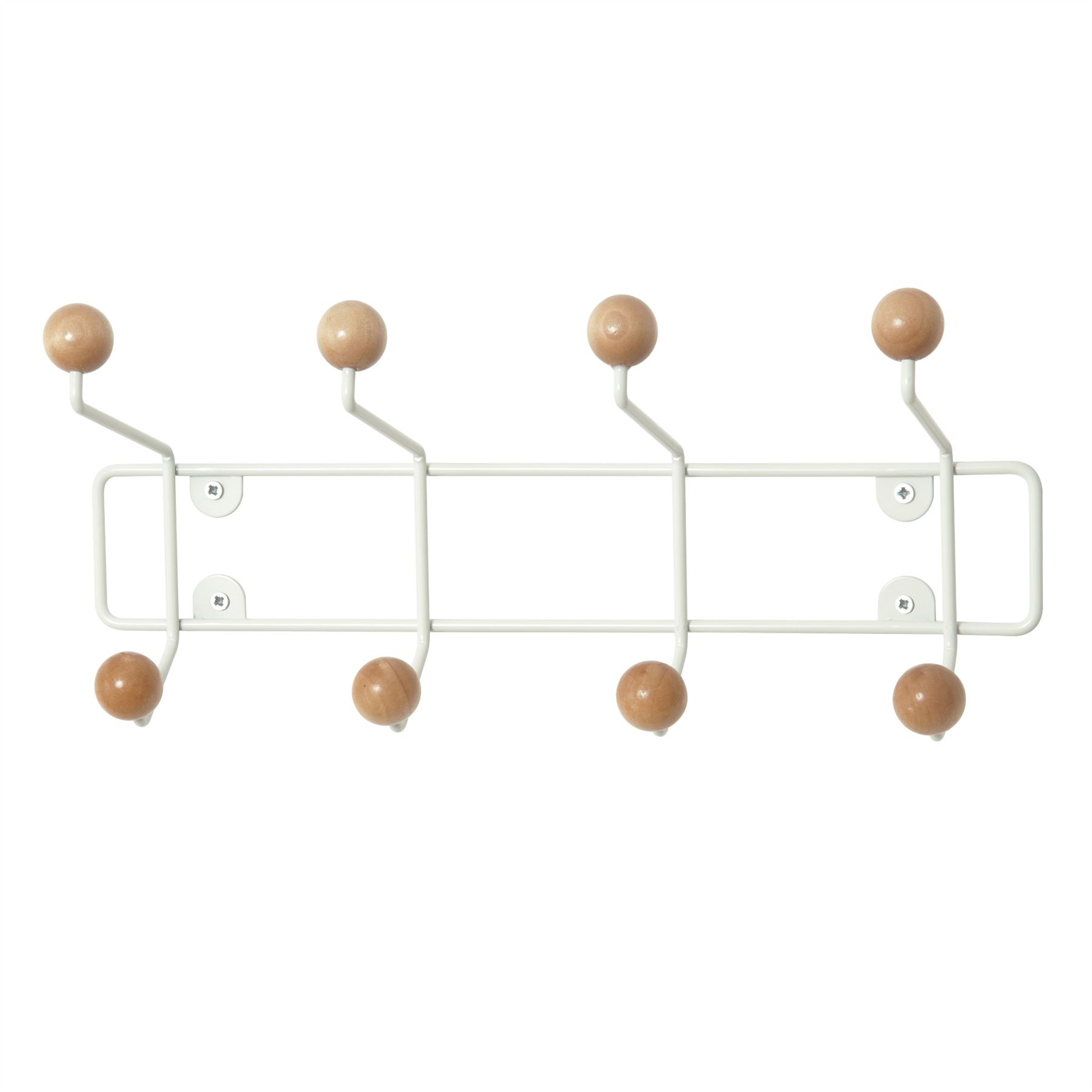 Present Time Hat & Coat Rack Saturnus 8 or 12 Peg Wall Hanger Modern