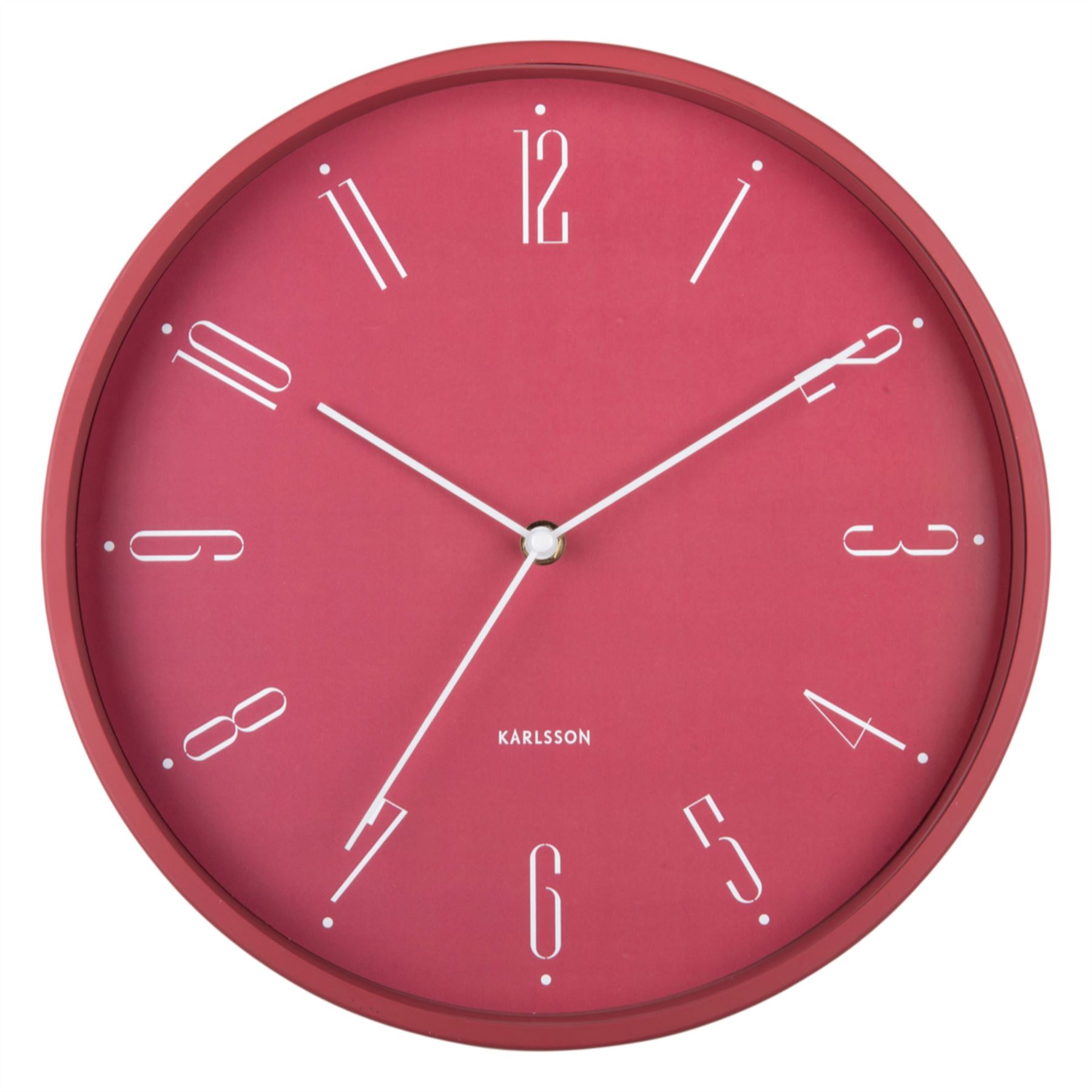 Round Wall Clock Karlsson Regal Numbers Elegant 30cm Wall Clock - Picture 7 of 21