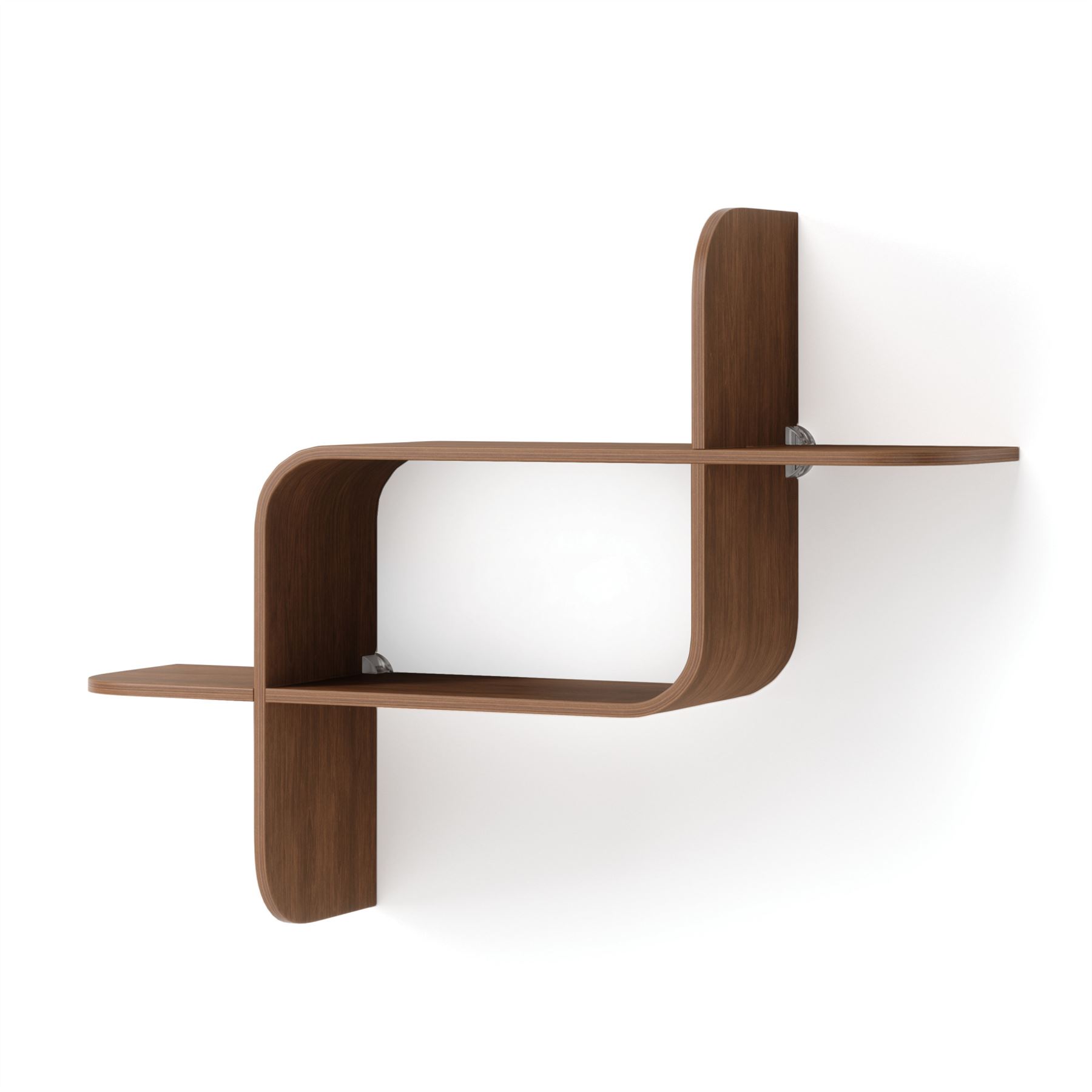 Floating Wall Shelf Umbra Montage Shelf Geometric Wooden Floating Shelf - Picture 14 of 45