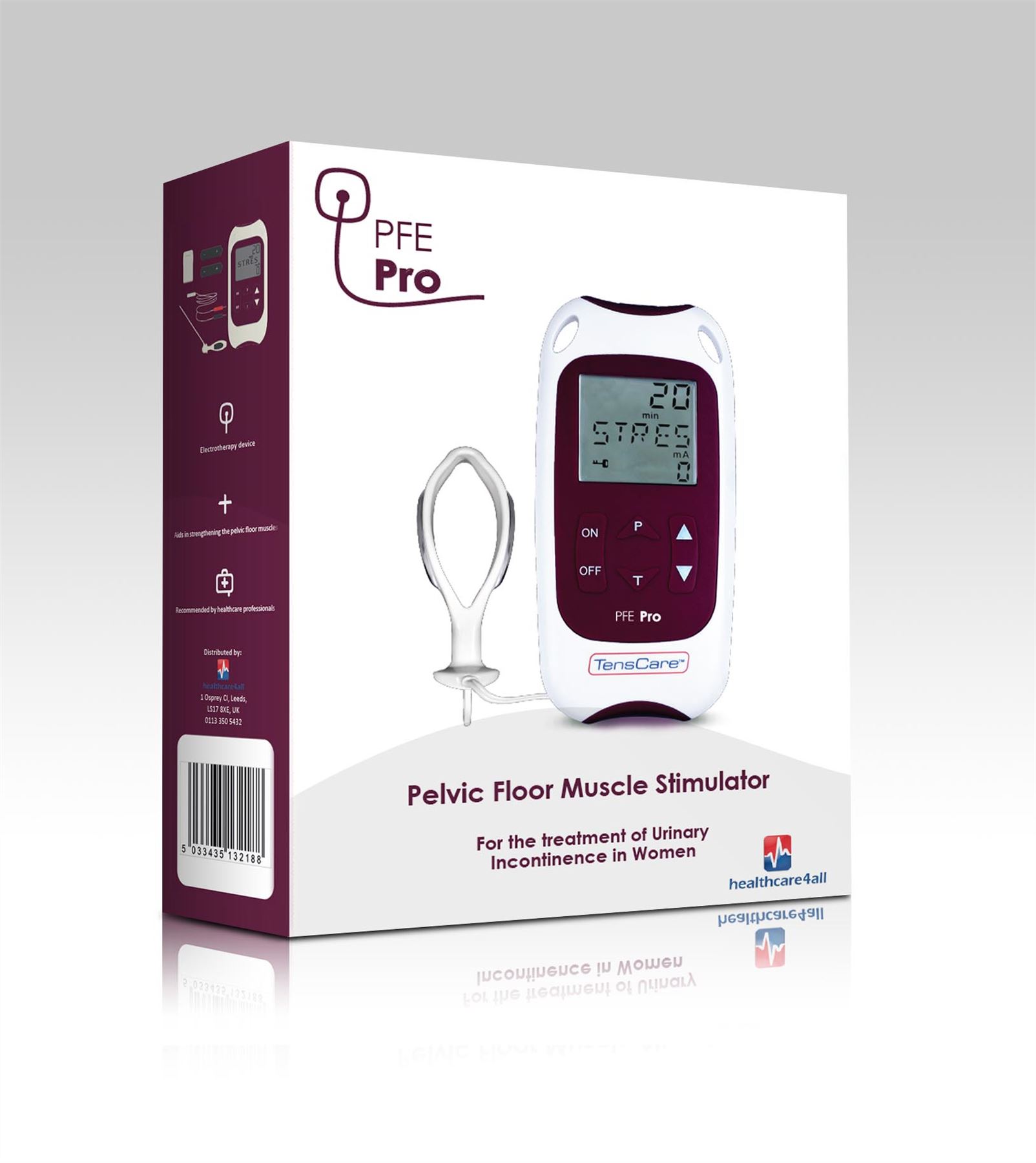 Tenscare Pfe Pro Pelvic Floor Muscle Stimulator Device Ebay