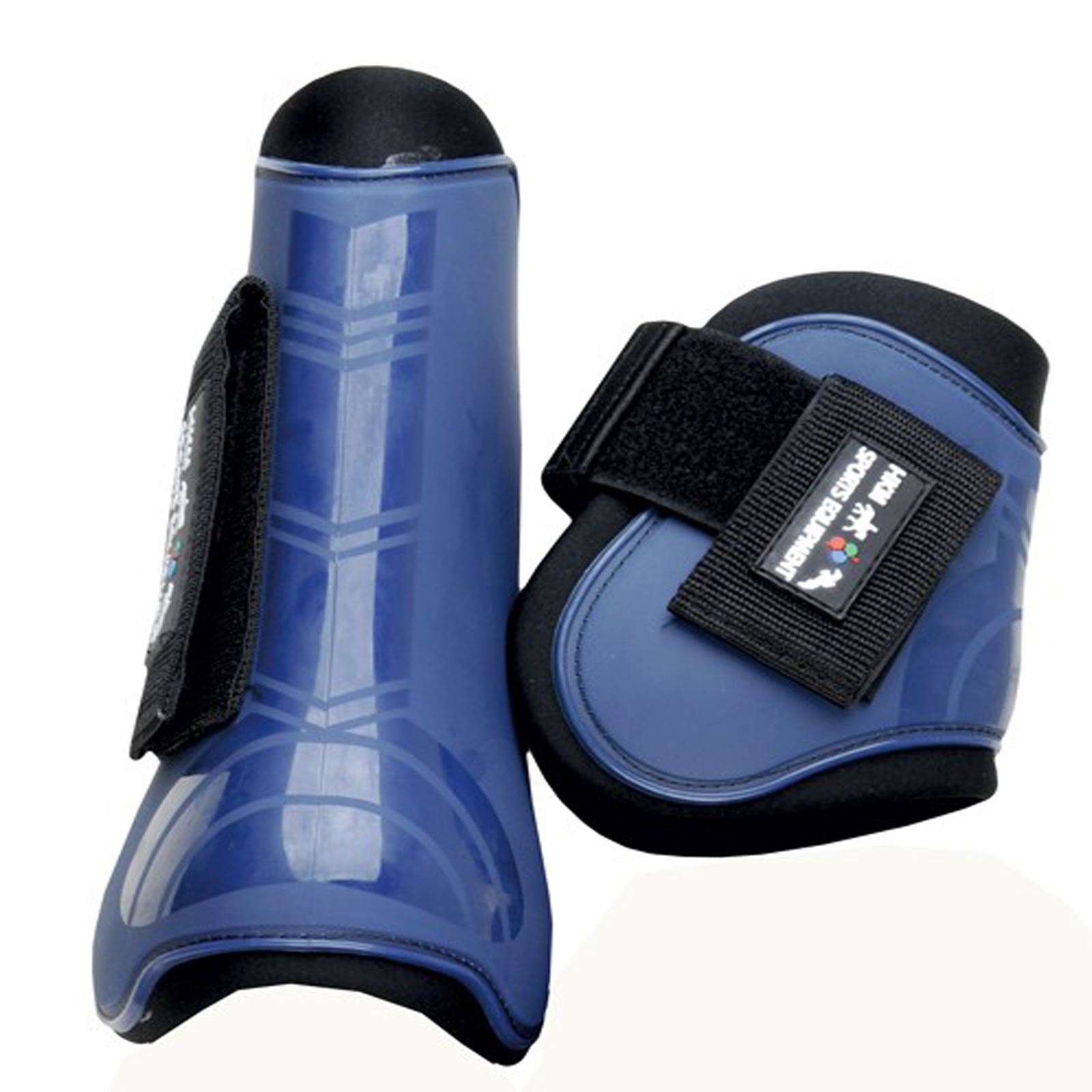 Schutz Stoßdämpfende Sprungsehne Fetlock Stiefel Set Pferde Pony/Kolben/Voll - Bild 5 von 17