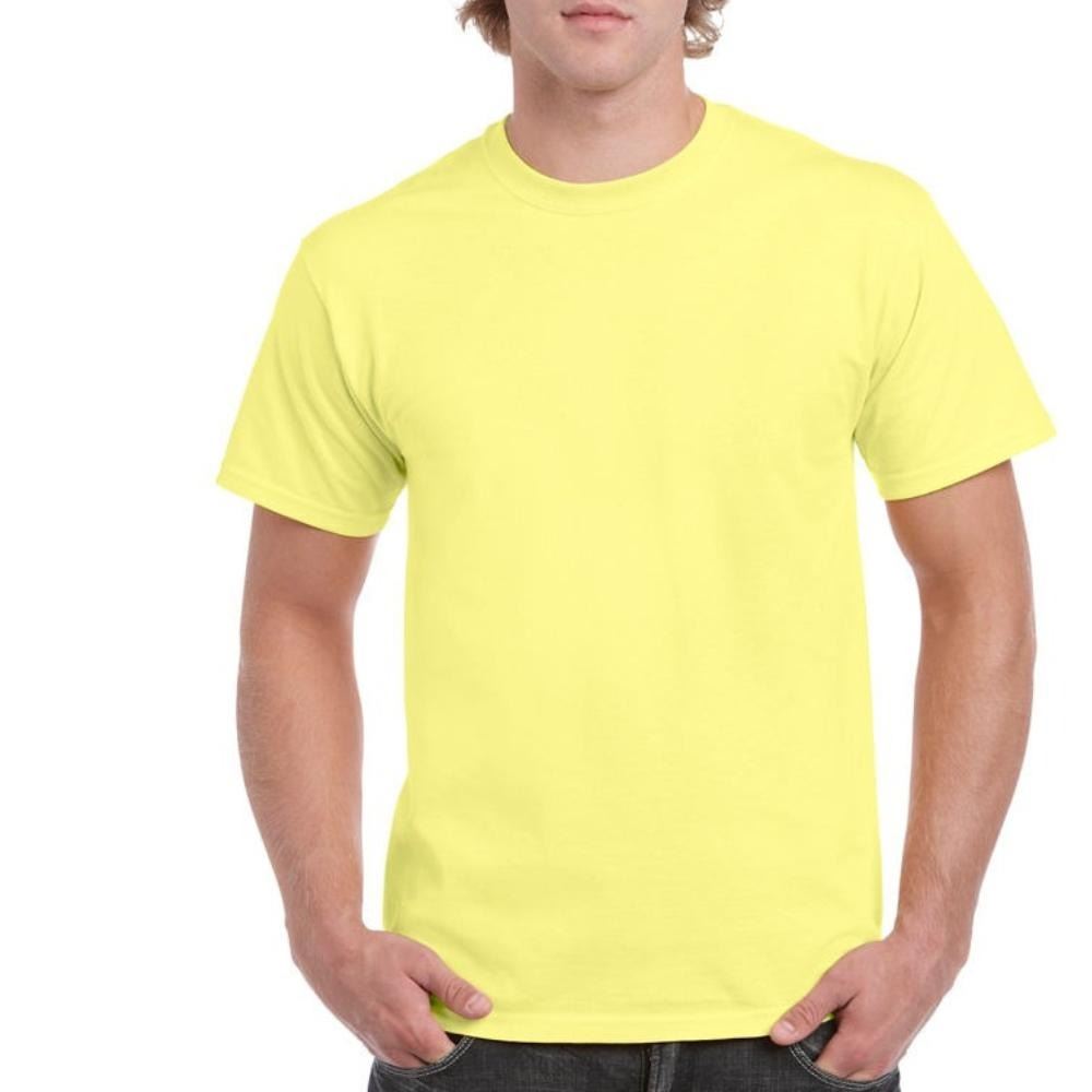 Mens Cotton T-Shirt Adult Soft Short Sleeves Round Neck Plain Casual Tee Top - Picture 9 of 52