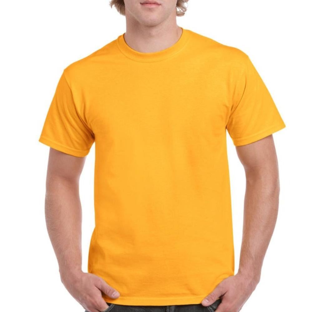 Mens Cotton T-Shirt Adult Soft Short Sleeves Round Neck Plain Casual Tee Top - Picture 7 of 52