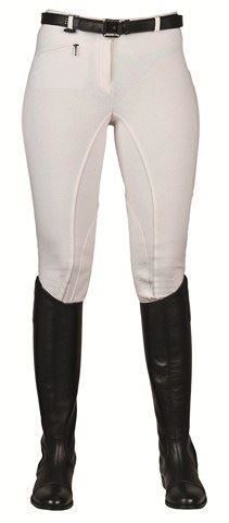 Unisex Kids Rider Breeches Zip Pocket Tights Boys Girls Equestrian Jodhpurs