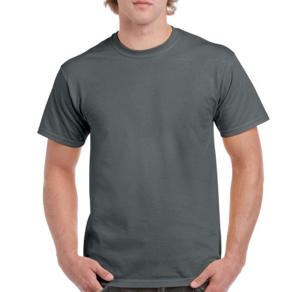 Mens Cotton T-Shirt Adult Soft Short Sleeves Round Neck Plain Casual Tee Top - Picture 24 of 52