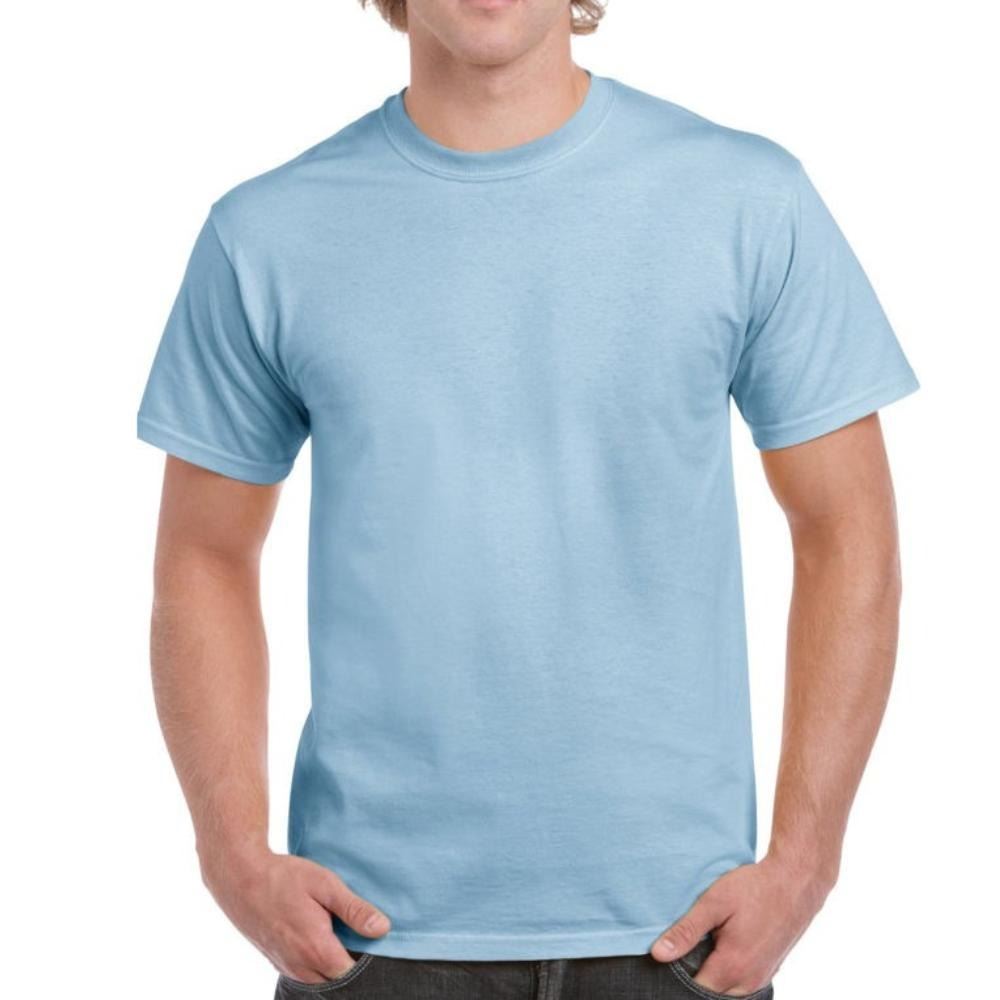 Mens Cotton T-Shirt Adult Soft Short Sleeves Round Neck Plain Casual Tee Top - Picture 39 of 52