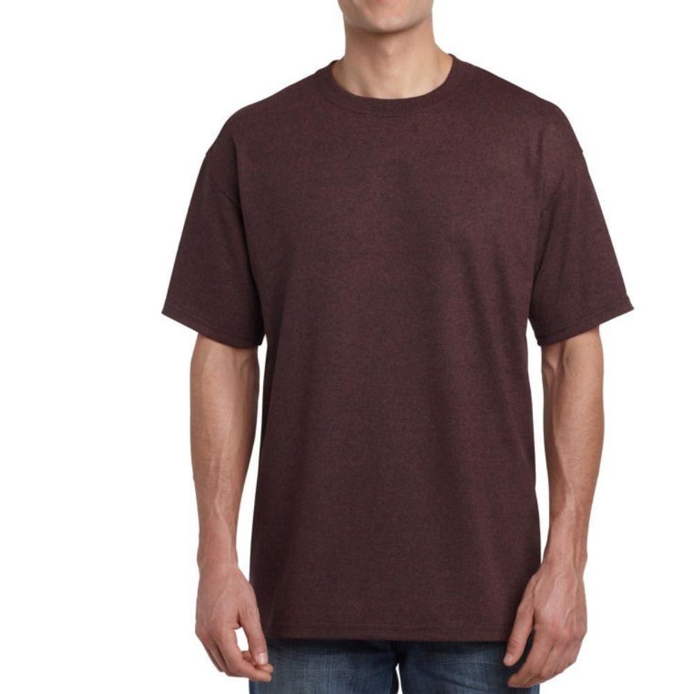 Mens Cotton T-Shirt Adult Soft Short Sleeves Round Neck Plain Casual Tee Top - Picture 23 of 52