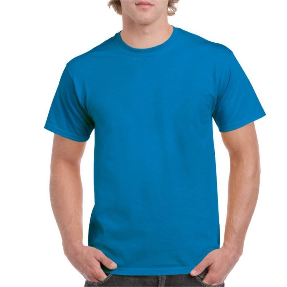 Mens Cotton T-Shirt Adult Soft Short Sleeves Round Neck Plain Casual Tee Top - Picture 4 of 52