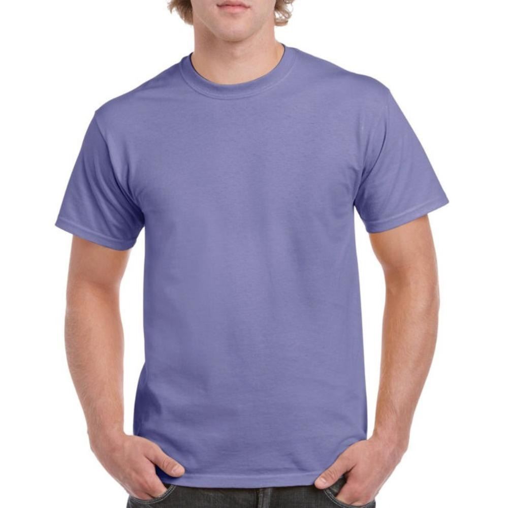 Mens Cotton T-Shirt Adult Soft Short Sleeves Round Neck Plain Casual Tee Top - Picture 11 of 52