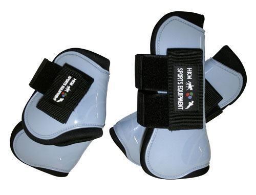Schutz Stoßdämpfende Sprungsehne Fetlock Stiefel Set Pferde Pony/Kolben/Voll - Bild 11 von 17