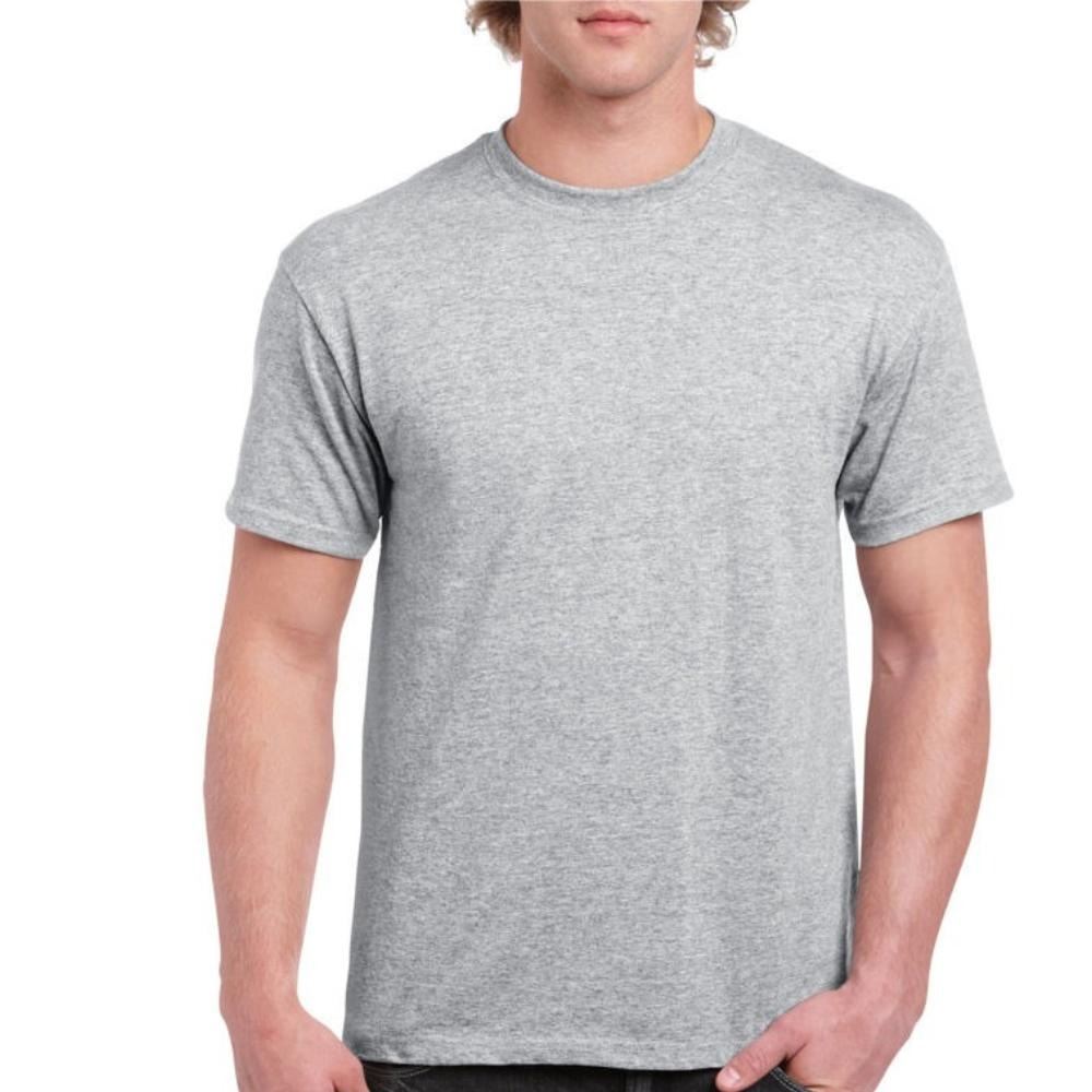 Mens Cotton T-Shirt Adult Soft Short Sleeves Round Neck Plain Casual Tee Top - Picture 30 of 52