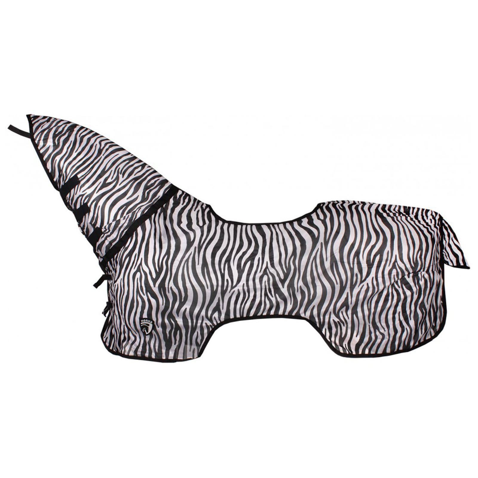 Horse Fly Rug Sheet Combo Neck Lightweight Zebra Cover Protection Mesh Blanket - Picture 6 of 18
