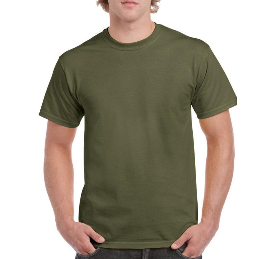 Mens Cotton T-Shirt Adult Soft Short Sleeves Round Neck Plain Casual Tee Top - Picture 35 of 52