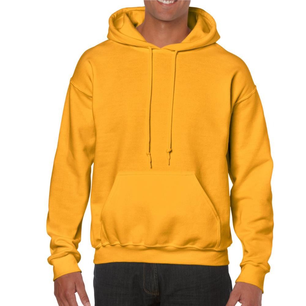 Mens Hooded Sweatshirt Plain Long Sleeves Pull Over Pockets Drawstring Jumper - Picture 33 of 34