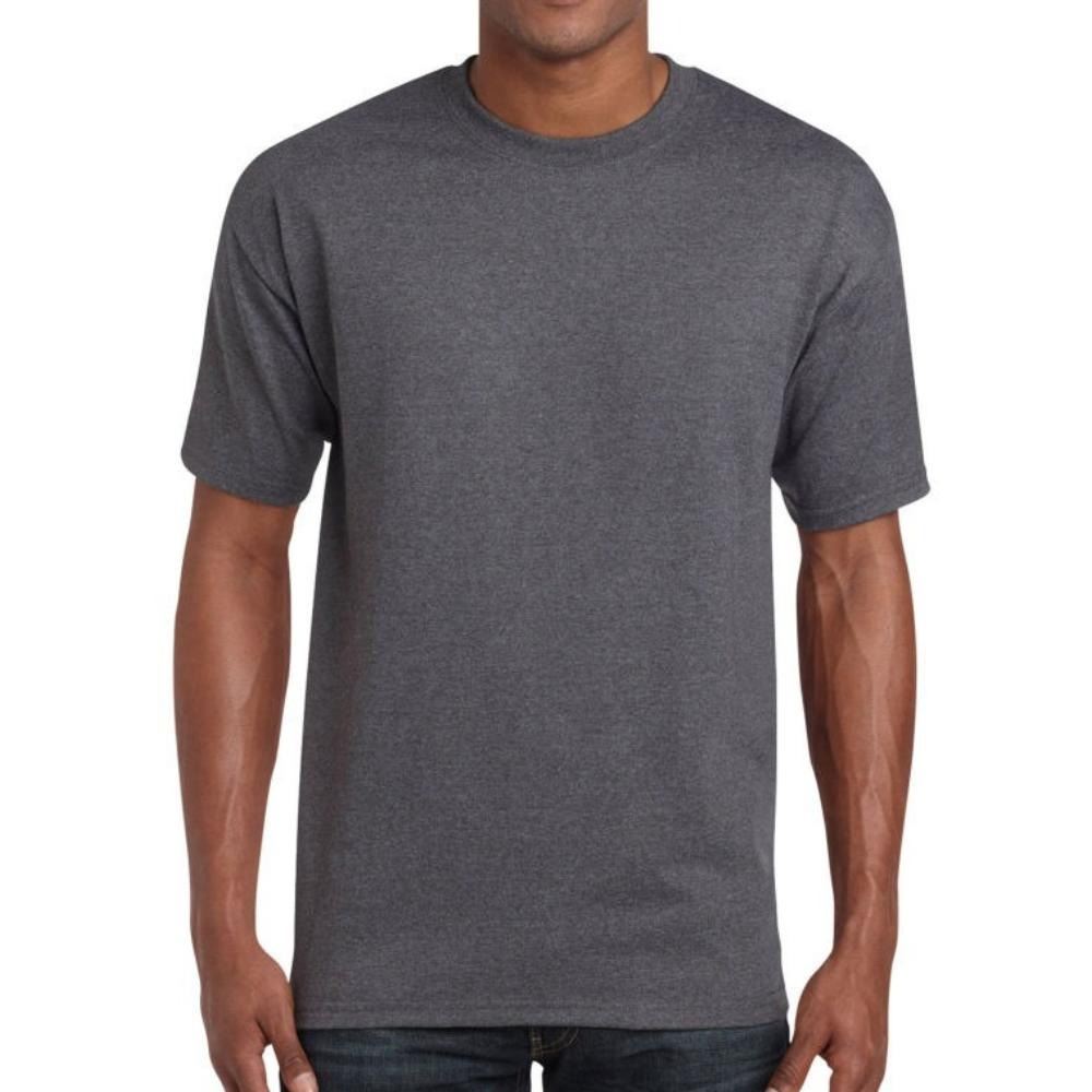 Mens Cotton T-Shirt Adult Soft Short Sleeves Round Neck Plain Casual Tee Top - Picture 50 of 52
