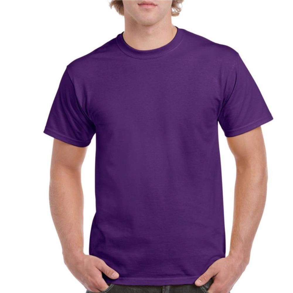 Mens Cotton T-Shirt Adult Soft Short Sleeves Round Neck Plain Casual Tee Top - Picture 36 of 52