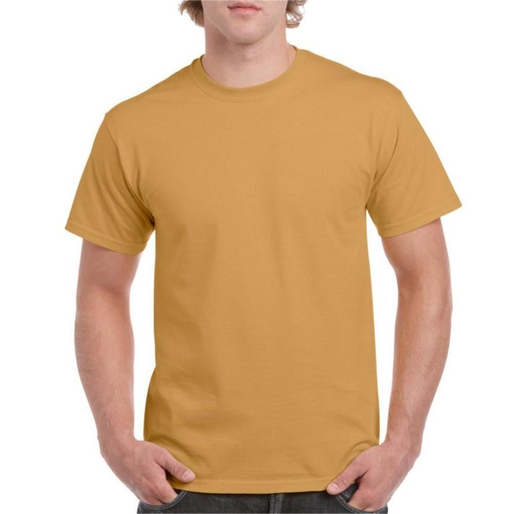 Mens Cotton T-Shirt Adult Soft Short Sleeves Round Neck Plain Casual Tee Top - Picture 49 of 52