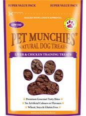 50g Hund Haustier Munchies Leber & Huhn Training behandelt natürliche proteinreiche - Bild 4 von 6