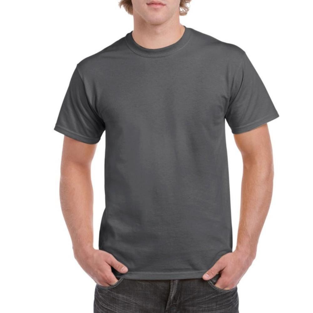 Mens Cotton T-Shirt Adult Soft Short Sleeves Round Neck Plain Casual Tee Top - Picture 26 of 52