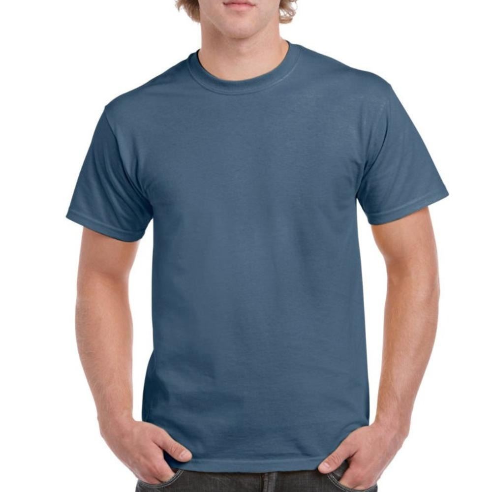 Mens Cotton T-Shirt Adult Soft Short Sleeves Round Neck Plain Casual Tee Top - Picture 28 of 52