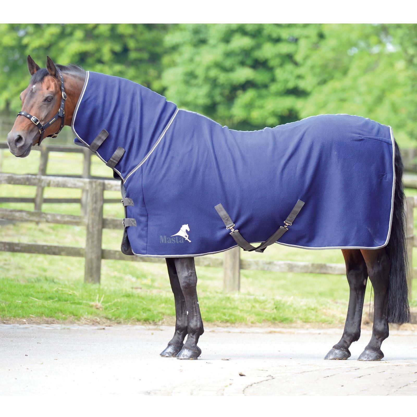 Horse Fleece Turnout Rug Lightweight Waterproof Stable Travel No Fill Blanket - Picture 6 of 9