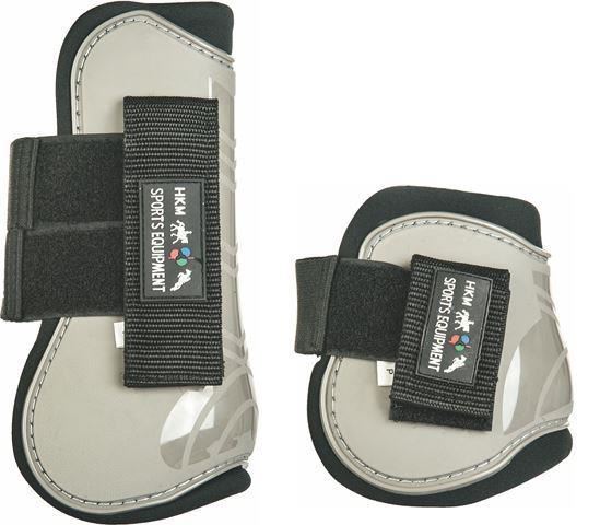 Schutz Stoßdämpfende Sprungsehne Fetlock Stiefel Set Pferde Pony/Kolben/Voll - Bild 12 von 17